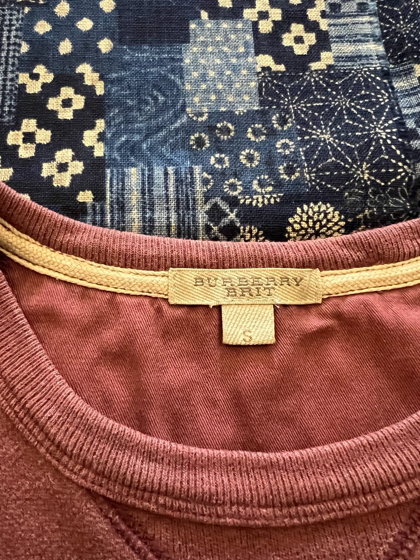 Burberry Brit Men's Maroon Sweatshirt — back