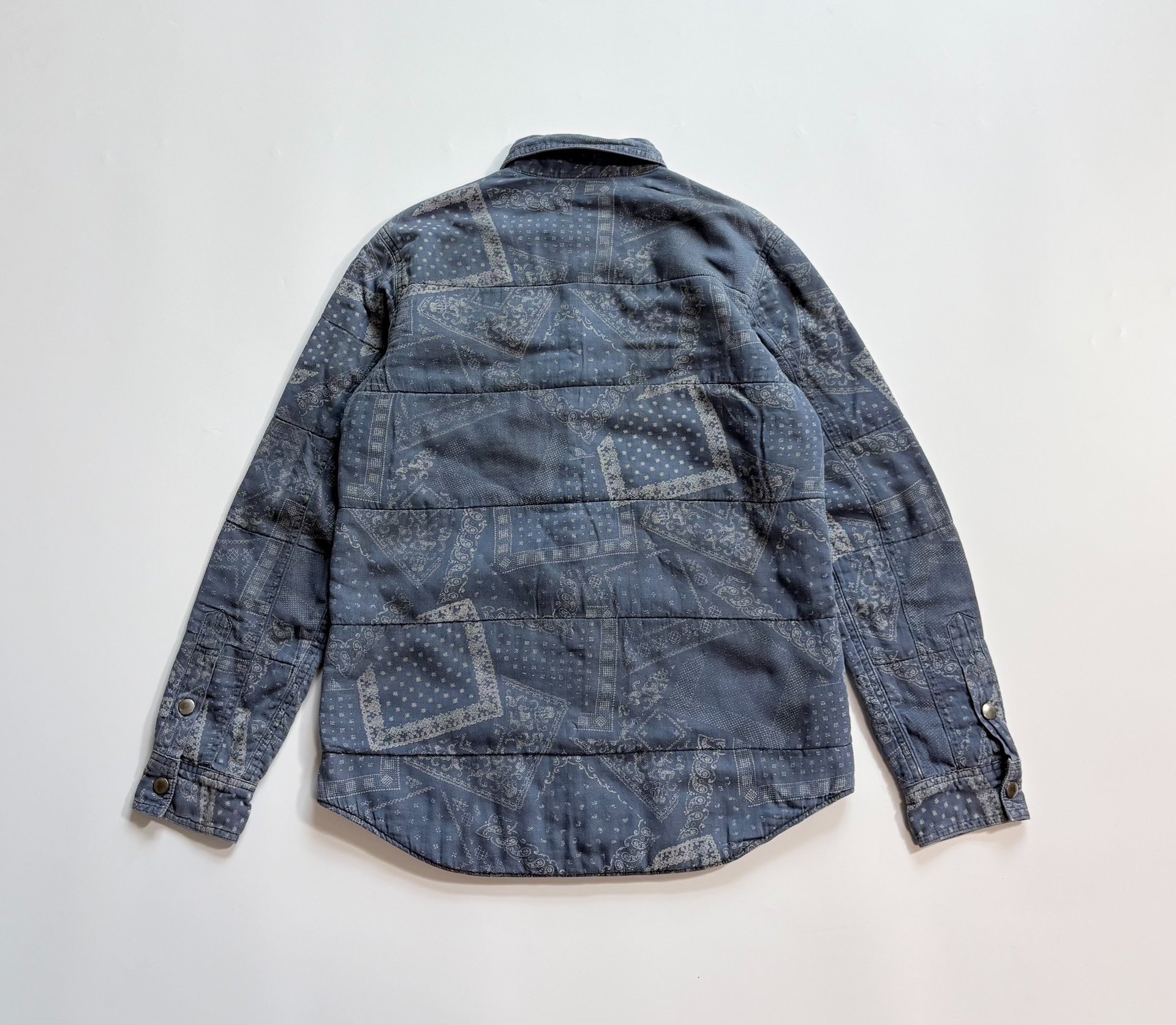 Soulive Sashiko Cotton Shirt Jacket — label
