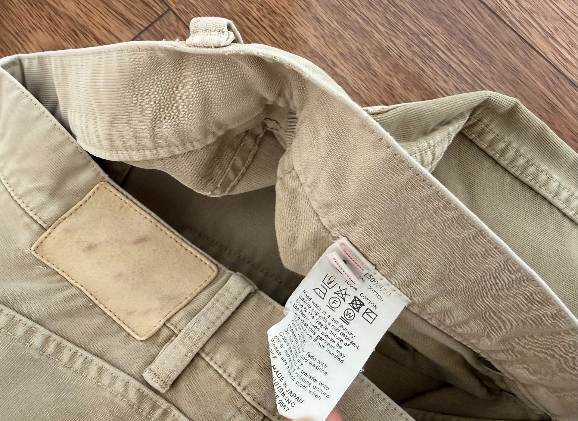VISVIM 21AW FLUXUS 03 G.CORDS DMGD — detail