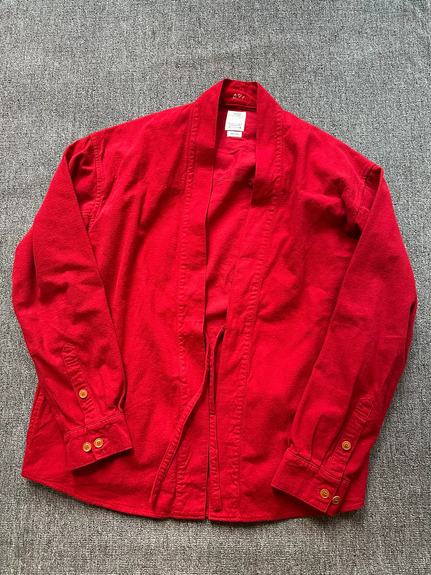 visvim lhamo desi cotton robe jacket