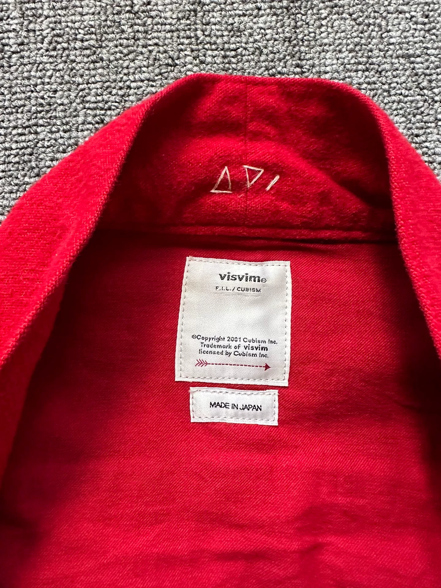 visvim lhamo desi cotton robe jacket — back