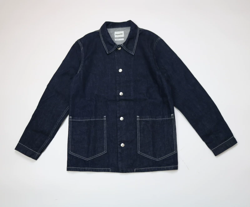 OriginalFake KAWS Denim Jacket — front