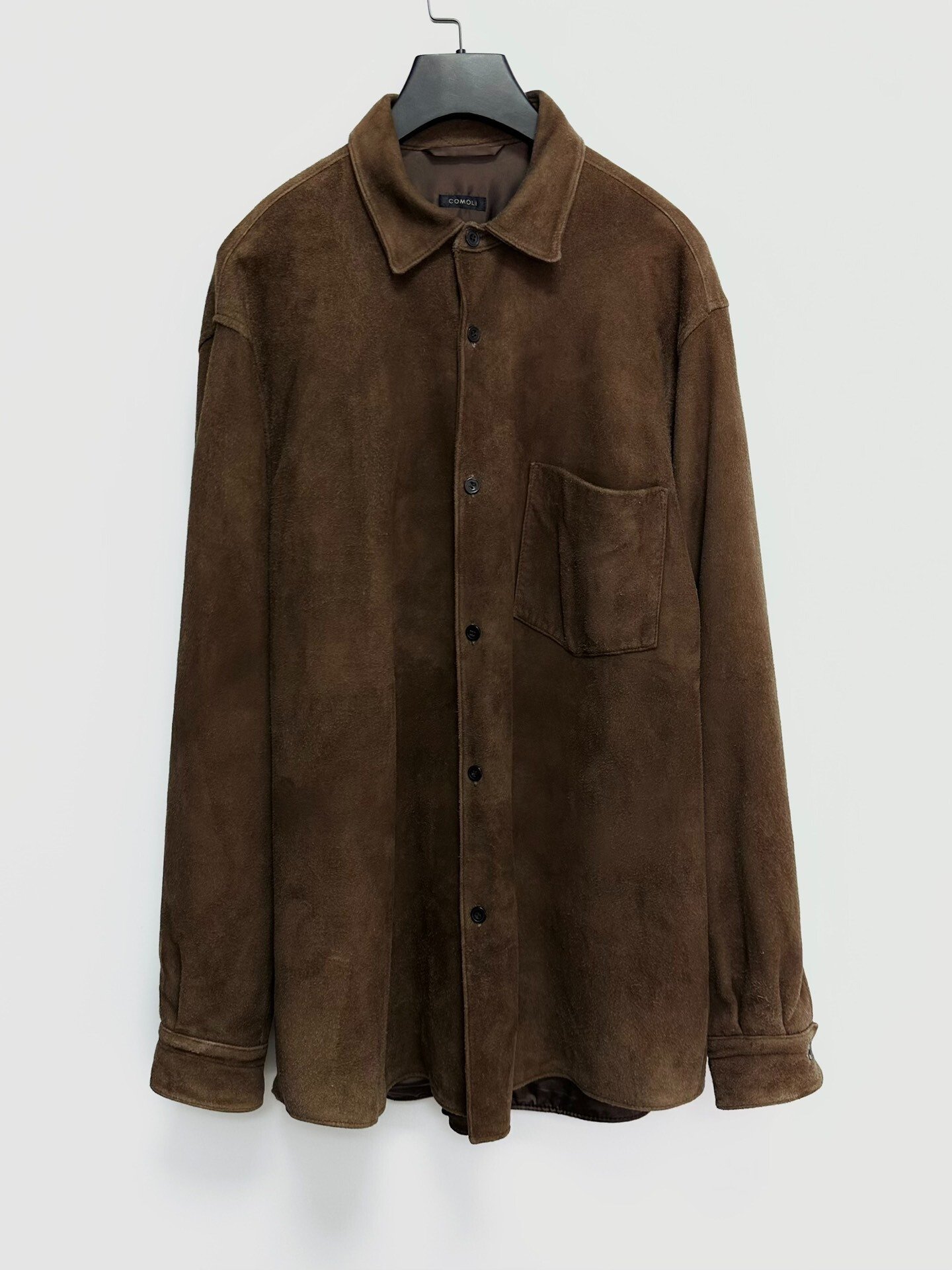comoli Dark Brown Deerskin Shirt