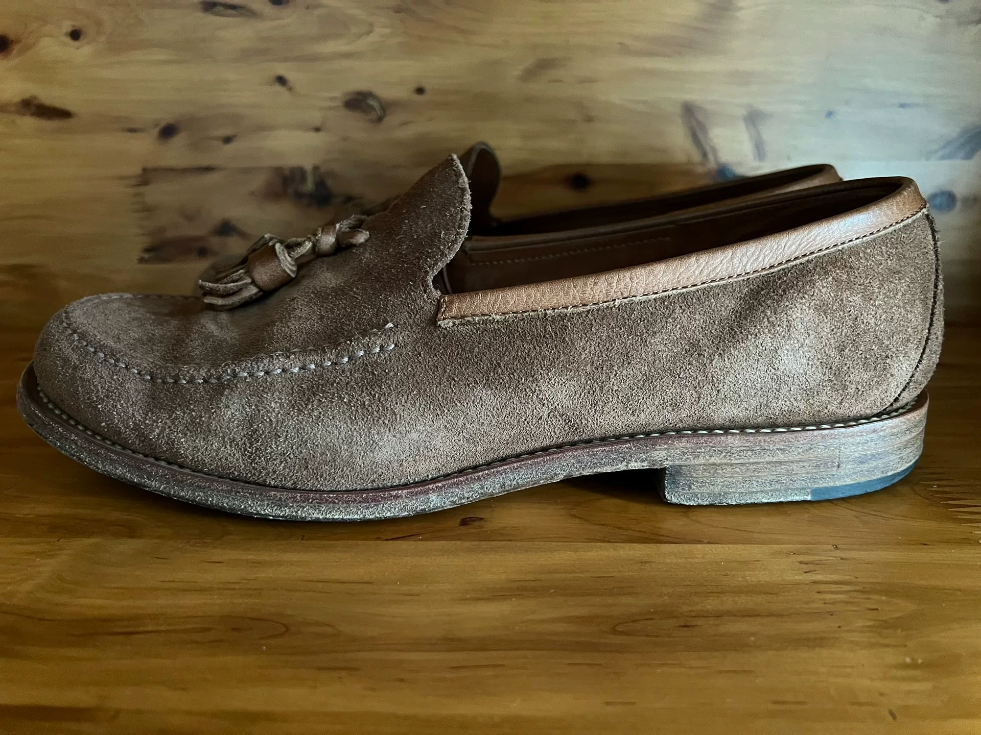 Phigvel PMC Suede Tassel Loafers — front