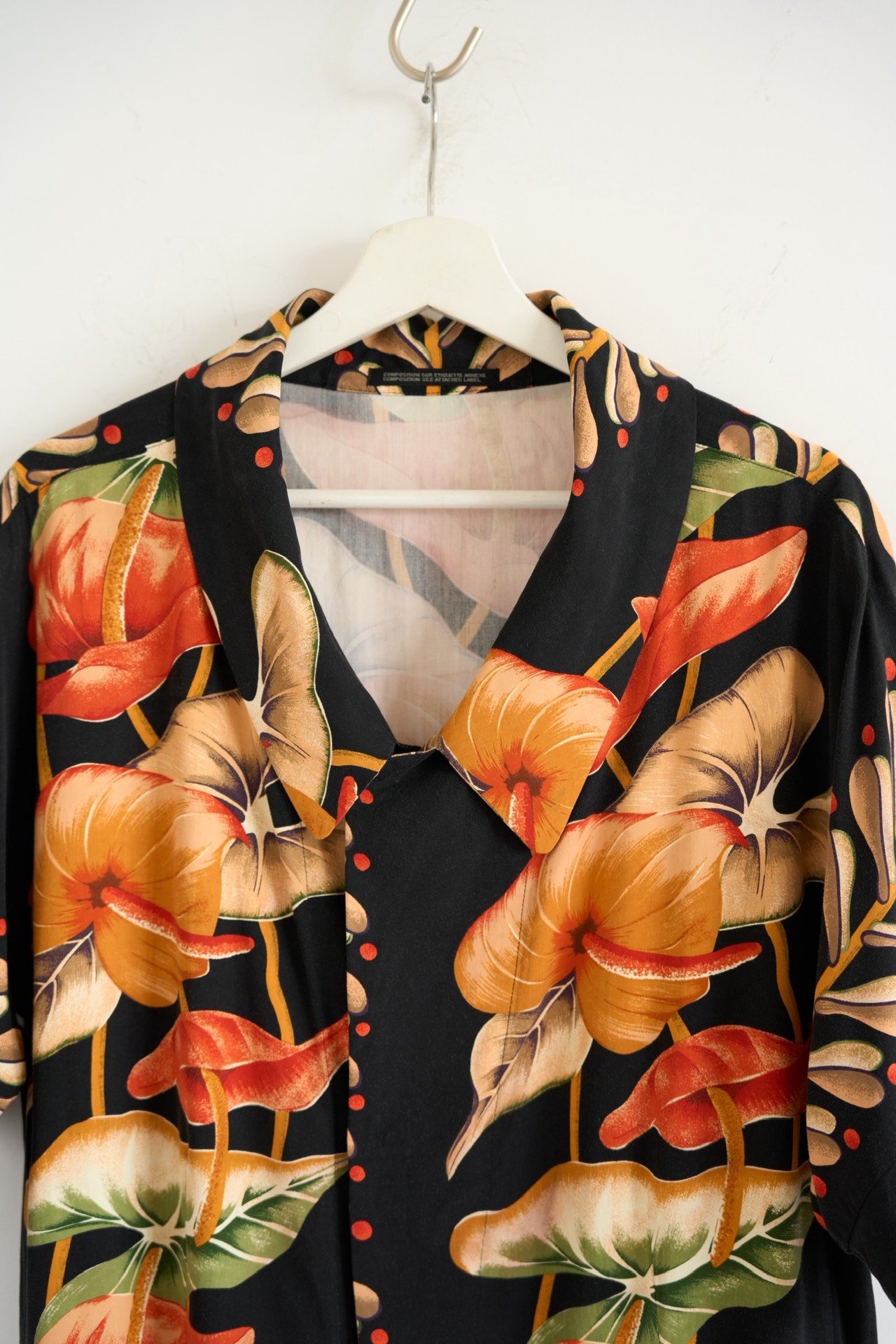 Yohji Yamamoto 97SS Anthurium Trench Coat — back