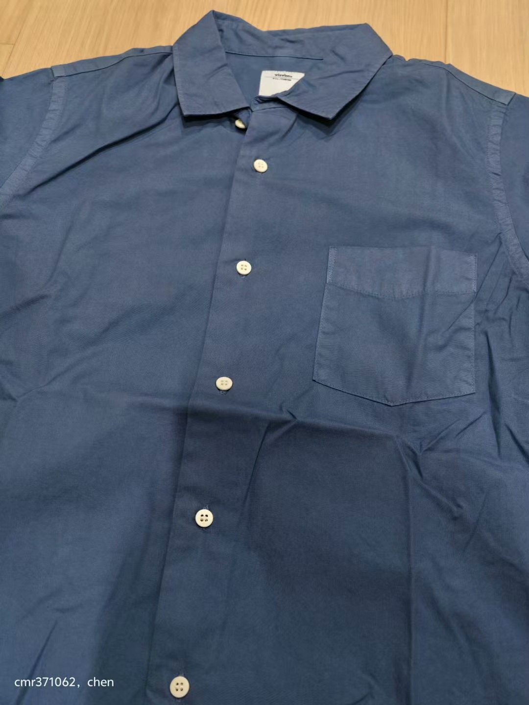 visvim 17ss ellas S/S YOKOSO shirt — label