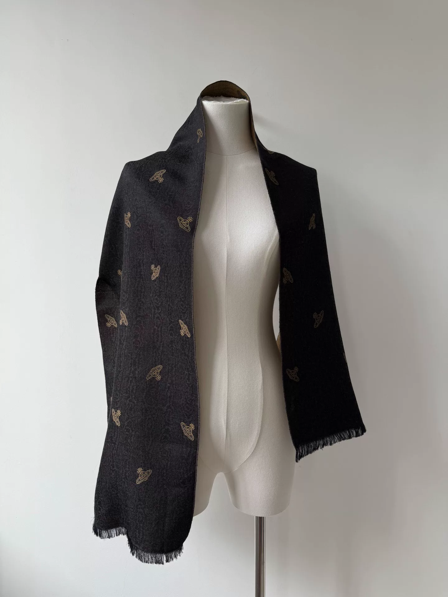 Vivienne Westwood Silk Double-Sided Scarf — front