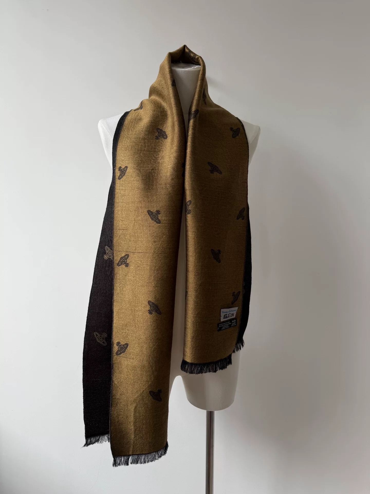 Vivienne Westwood Silk Double-Sided Scarf — back