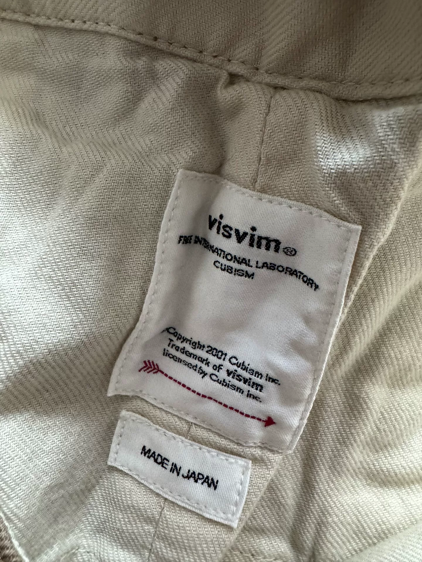 VISVIM 19SS CAMUS BRACES PANTS — front