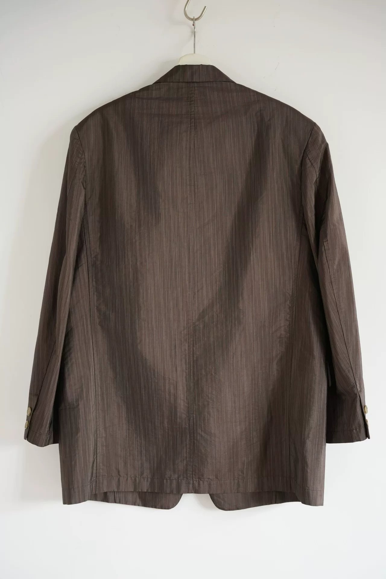 Yohji Yamamoto 92SS Brown Striped Blazer — front