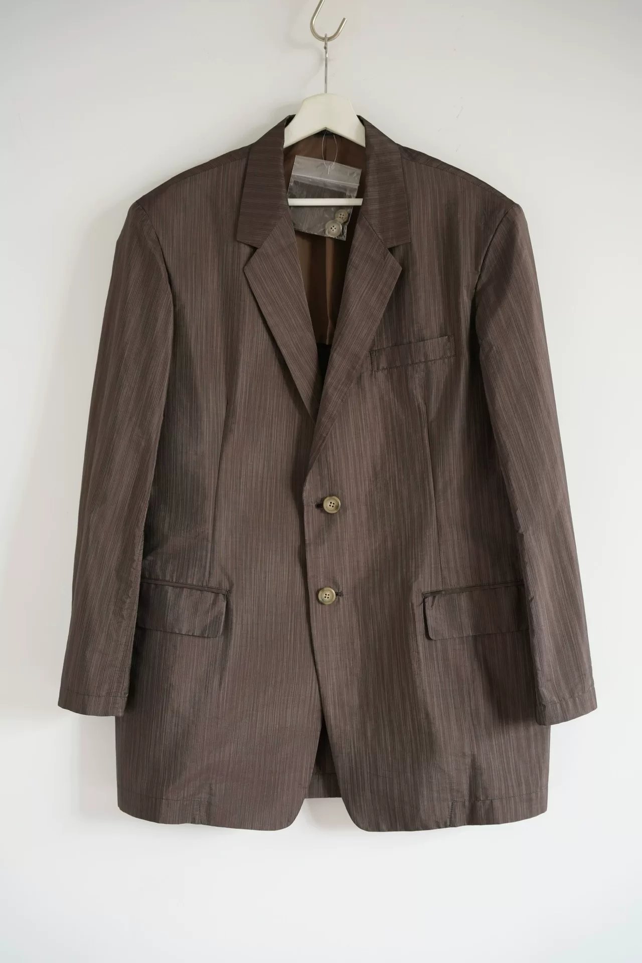 Yohji Yamamoto 92SS Brown Striped Blazer
