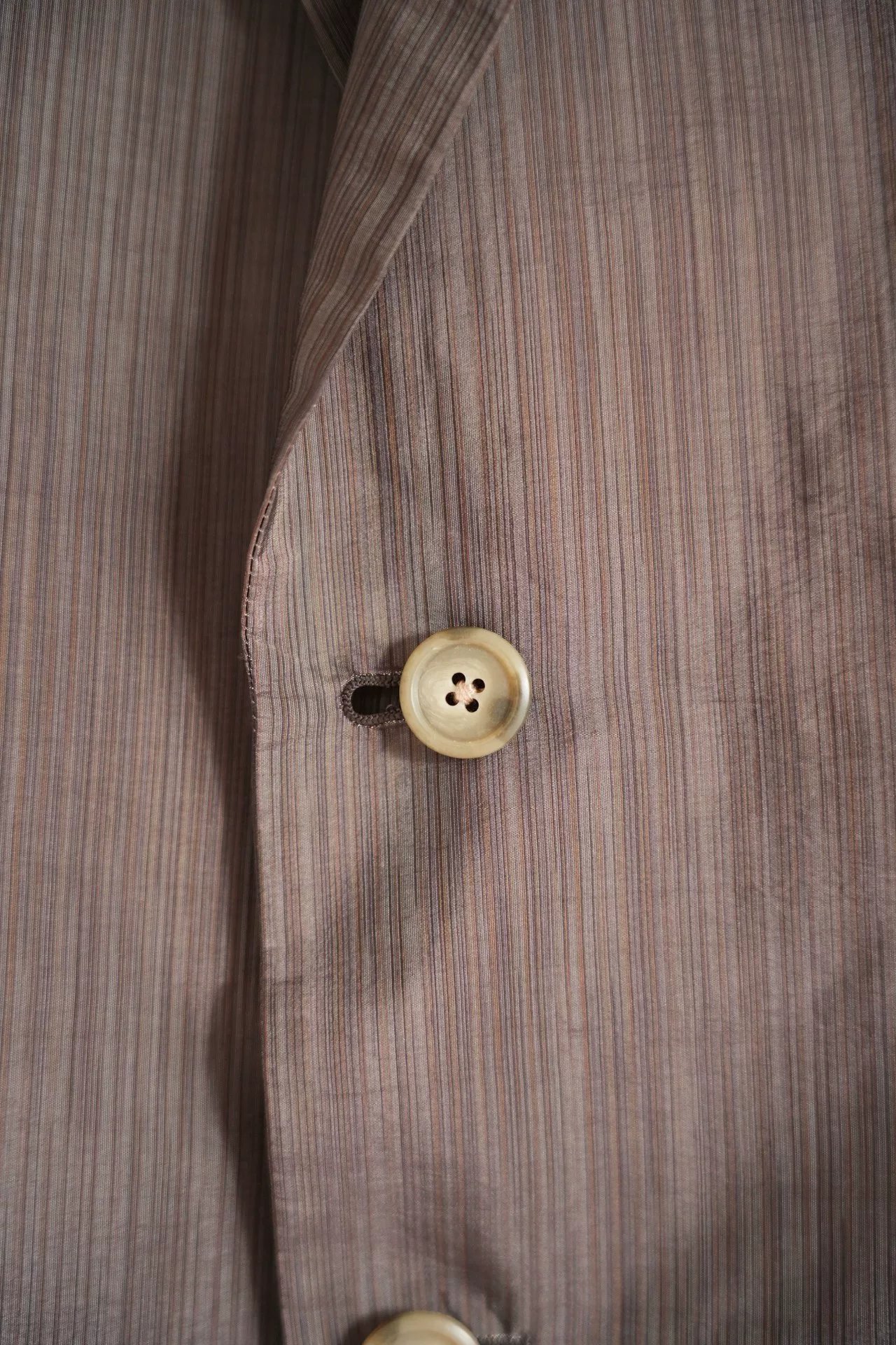 Yohji Yamamoto 92SS Brown Striped Blazer — label