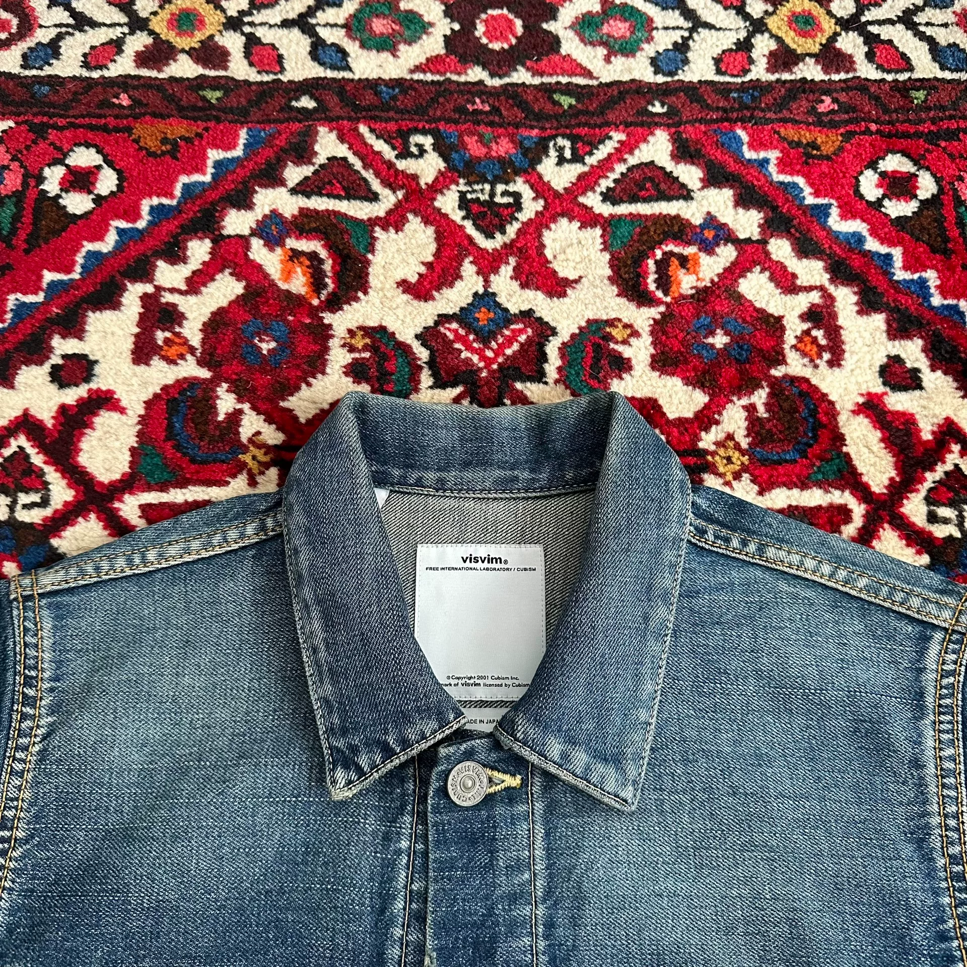 visvim 12aw 101 Denim Jacket — back