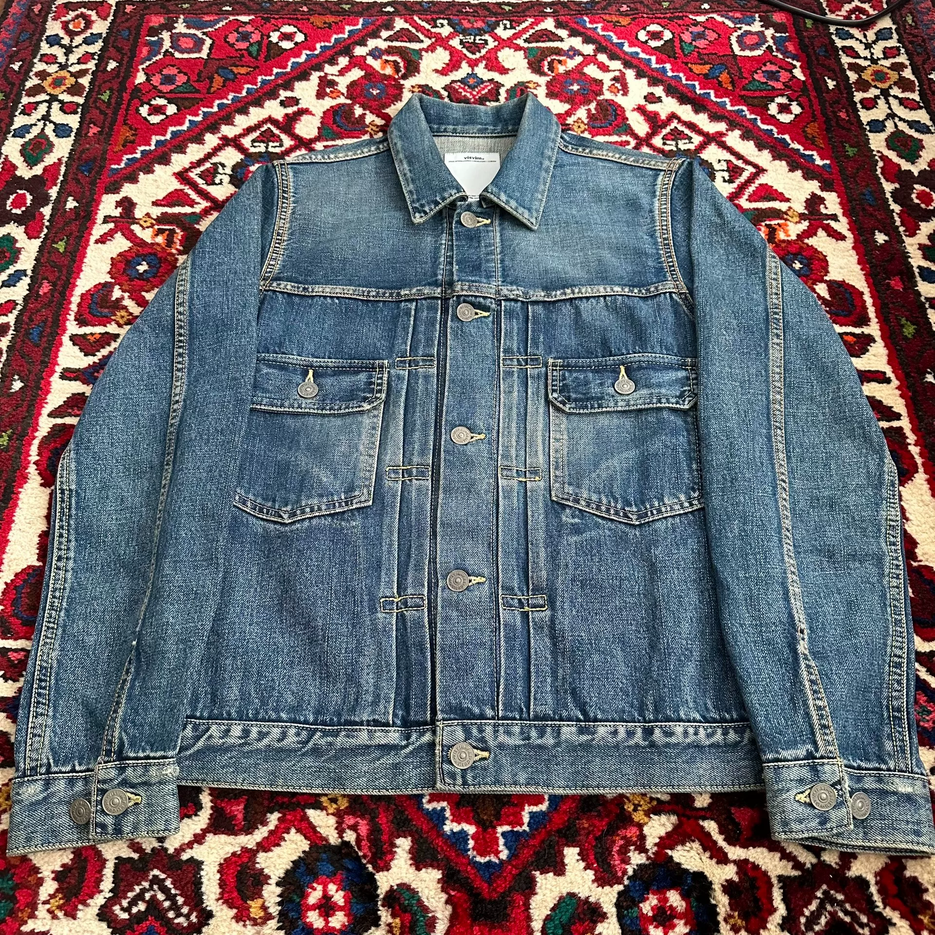 visvim 12aw 101 Denim Jacket — label