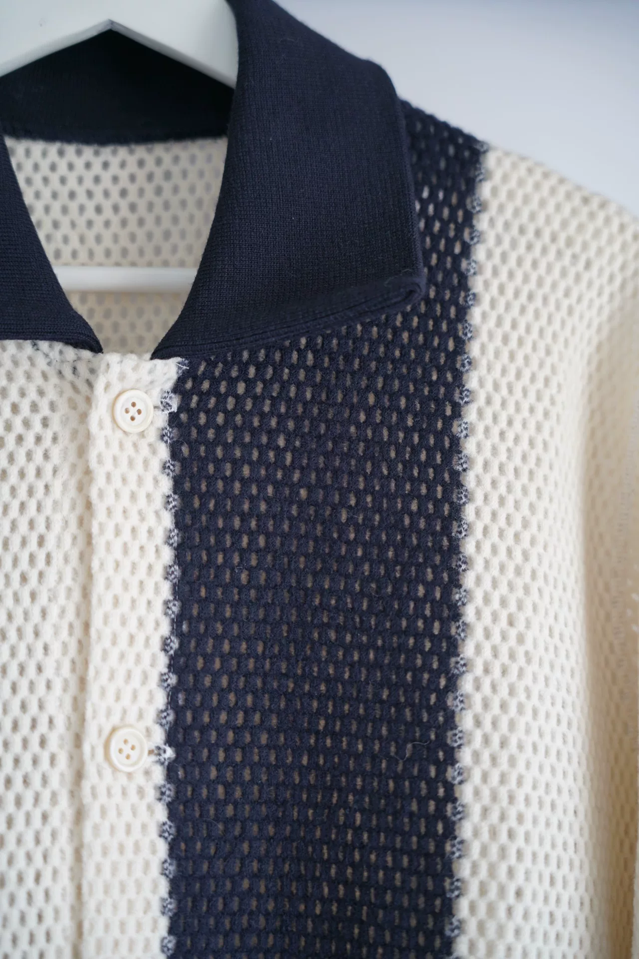 Yohji Yamamoto 91ss Woven Mesh Shirt — back