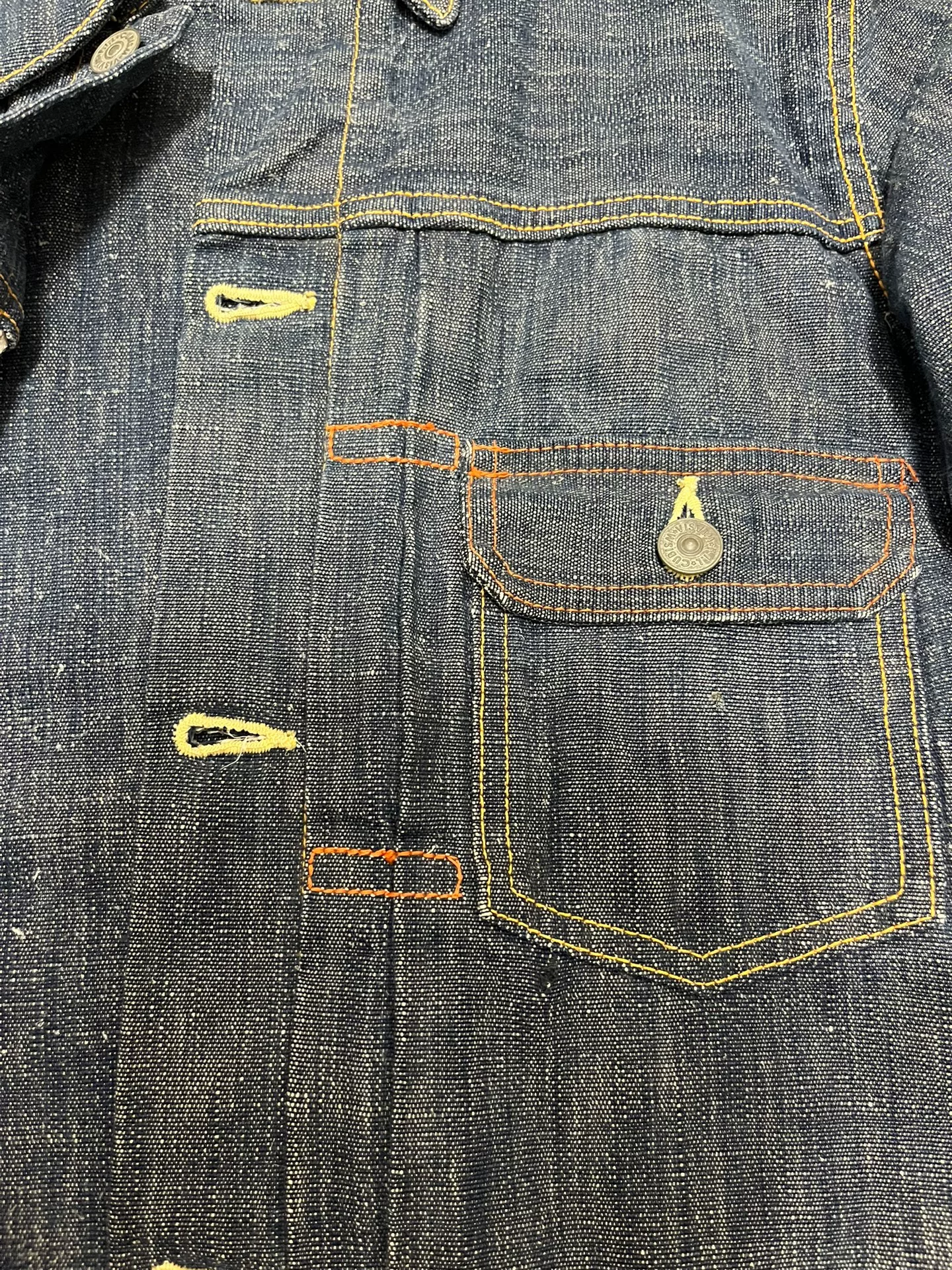 Visvim ICT 102 Dark Denim Jacket — front