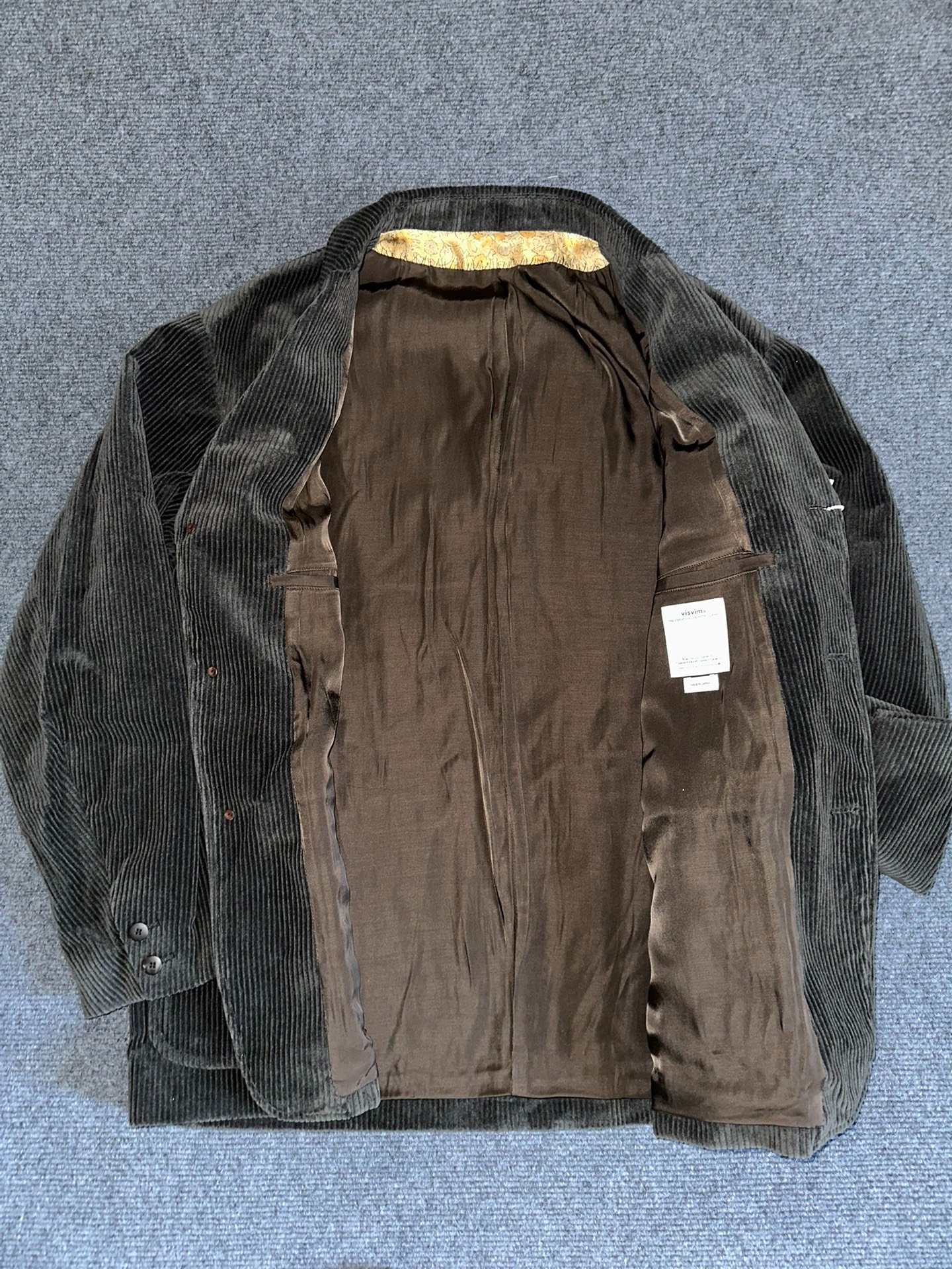 visvim bowen wool blazer — label