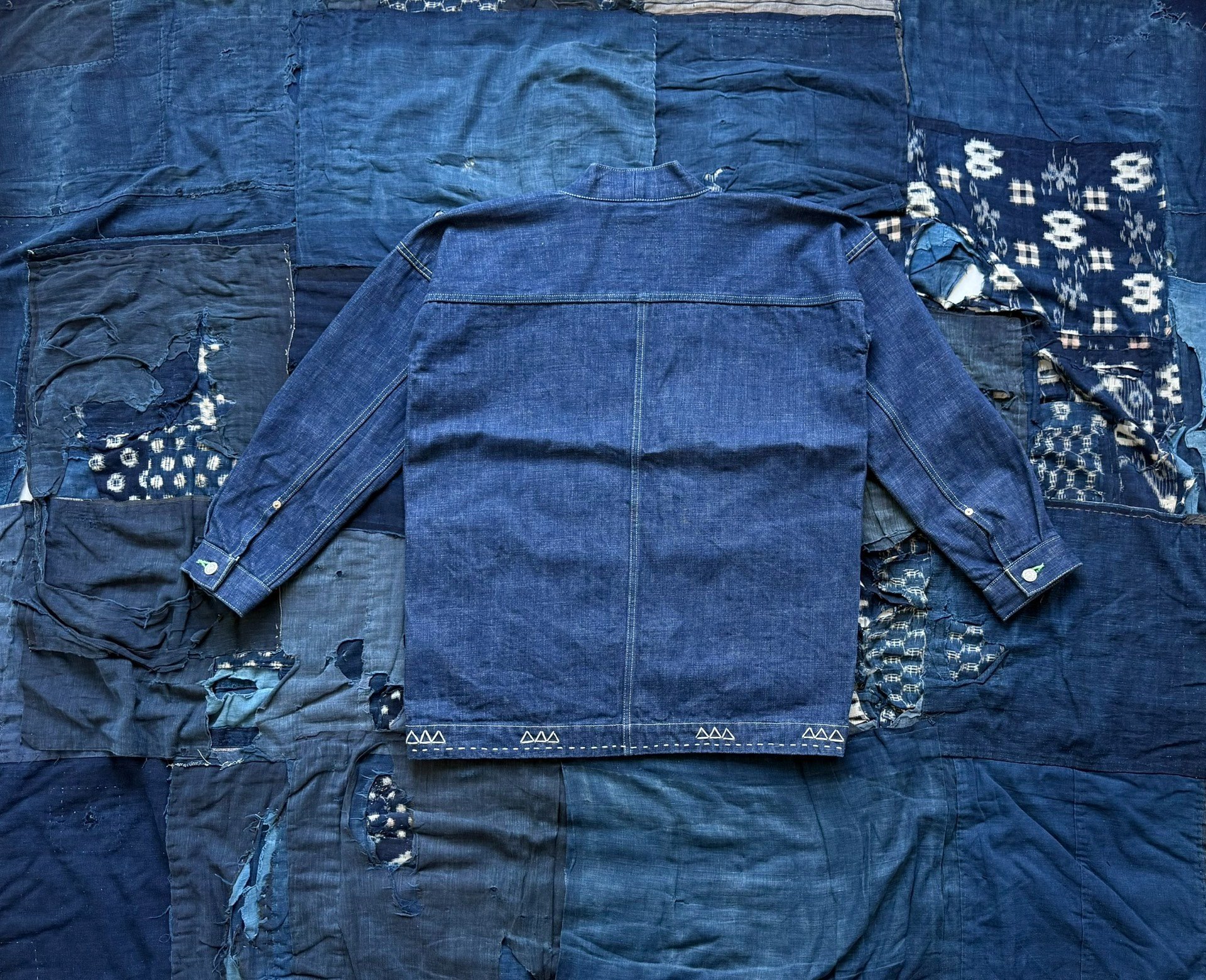 VISVIM 16AW SANJURO DENIM KIMONO — detail