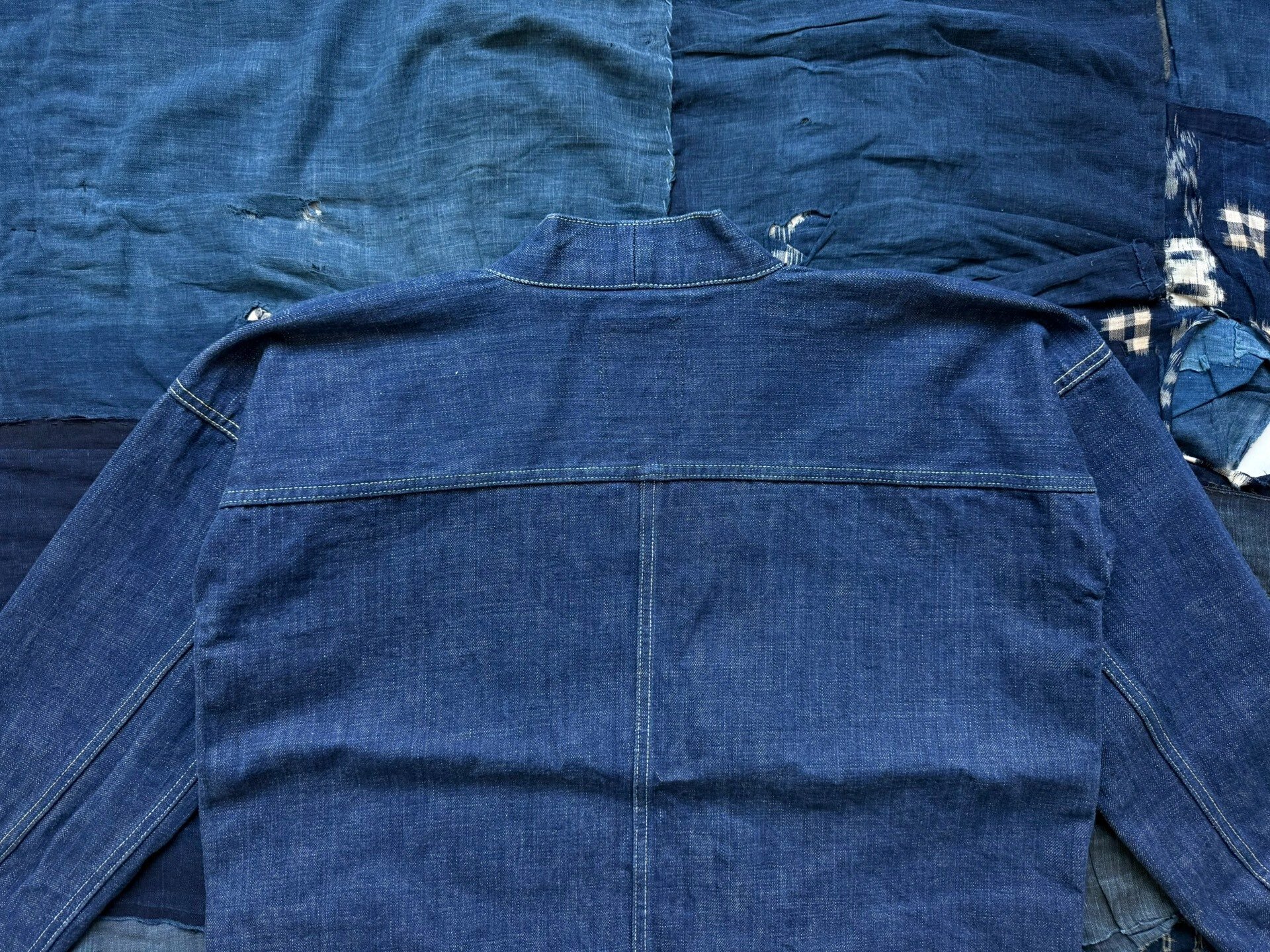 VISVIM 16AW SANJURO DENIM KIMONO — label
