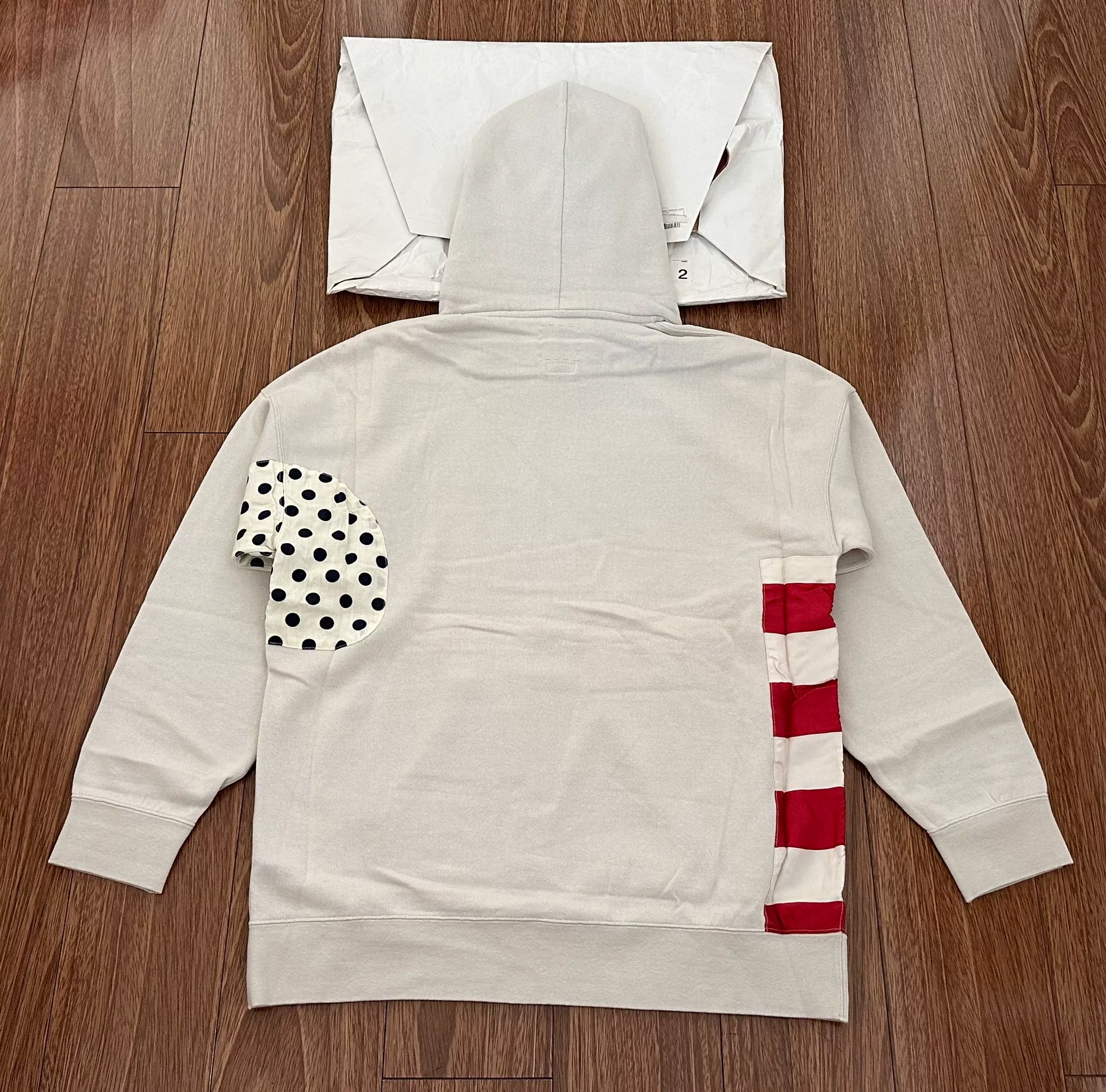 VISVIM JUMBO HOODIE P.O COLLAGE 19SS — front