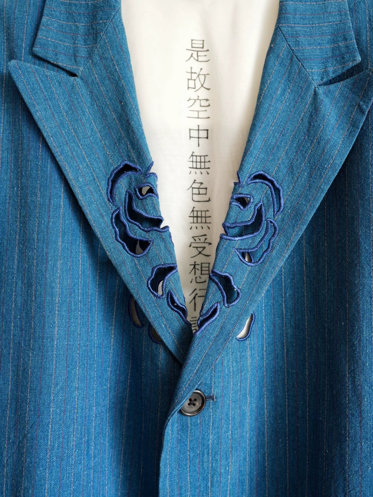 Yohji Yamamoto 96SS Rose Hollow Jacket — back