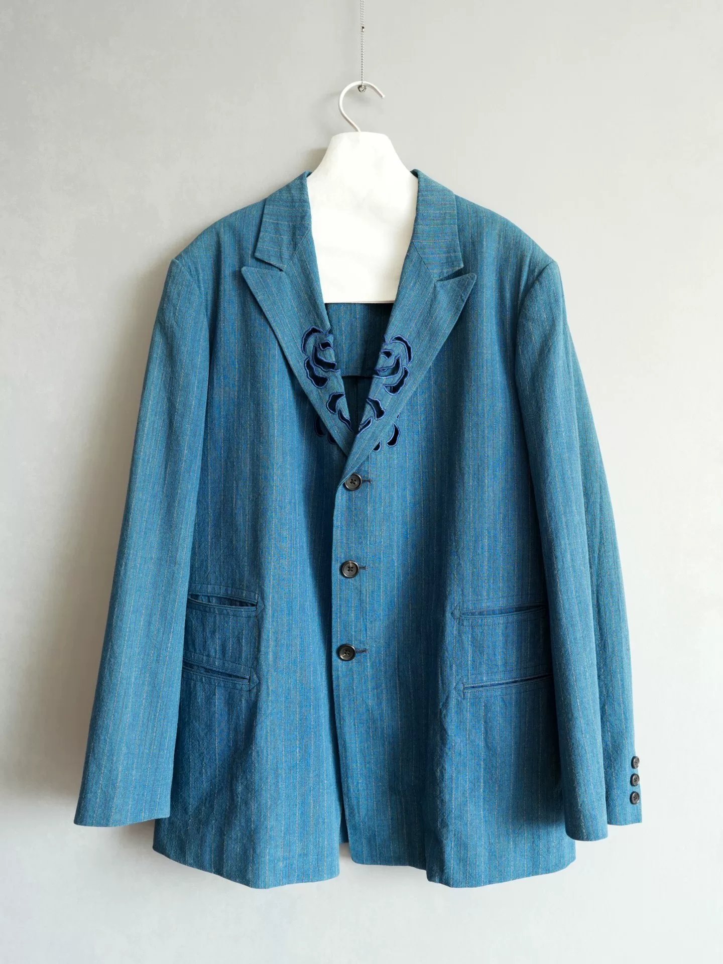 Yohji Yamamoto 96SS Rose Hollow Jacket — detail