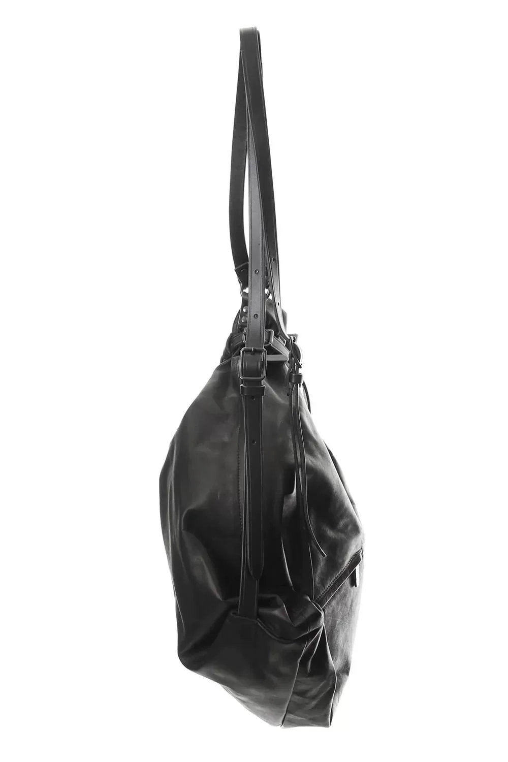 Yohji Yamamoto Leather Rivet Kendo Bag — back