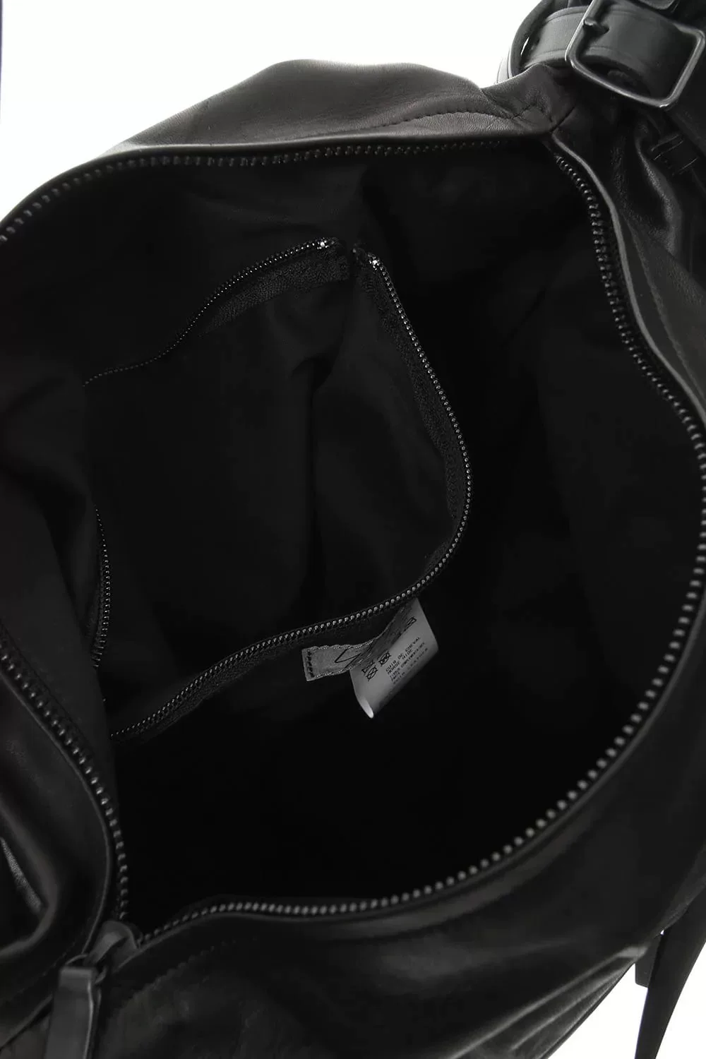 Yohji Yamamoto Leather Rivet Kendo Bag — label