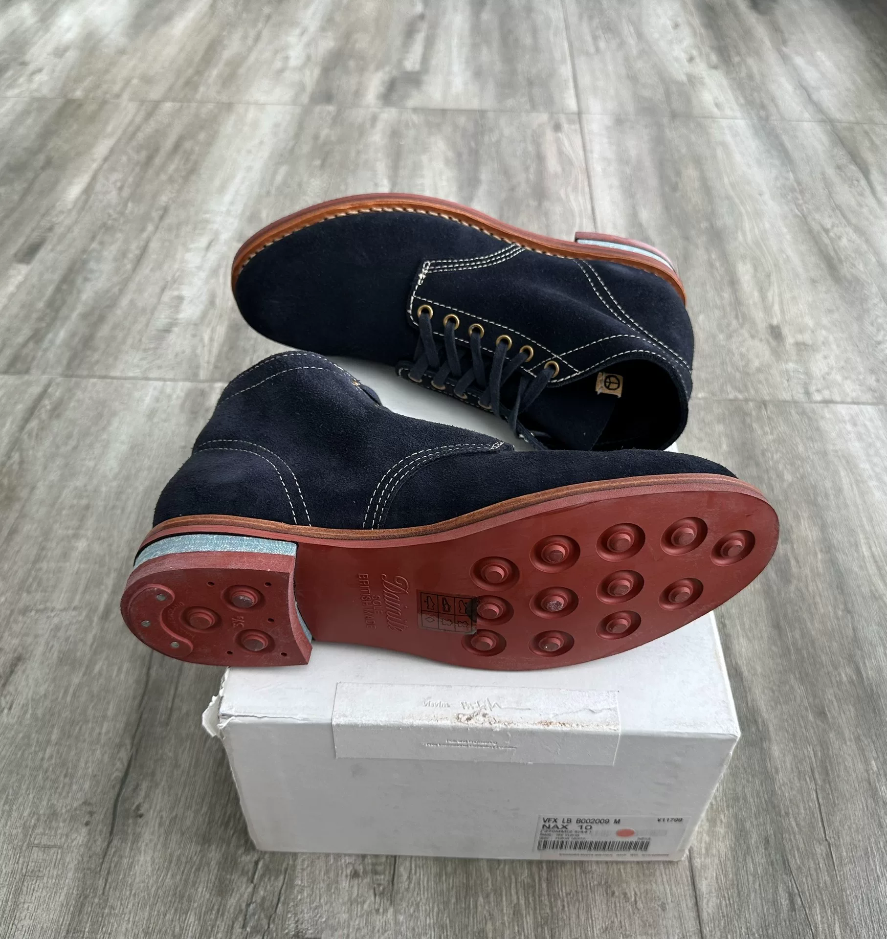 VISVIM BRIGADIER BOOTS MID-FOLK 14SS — label