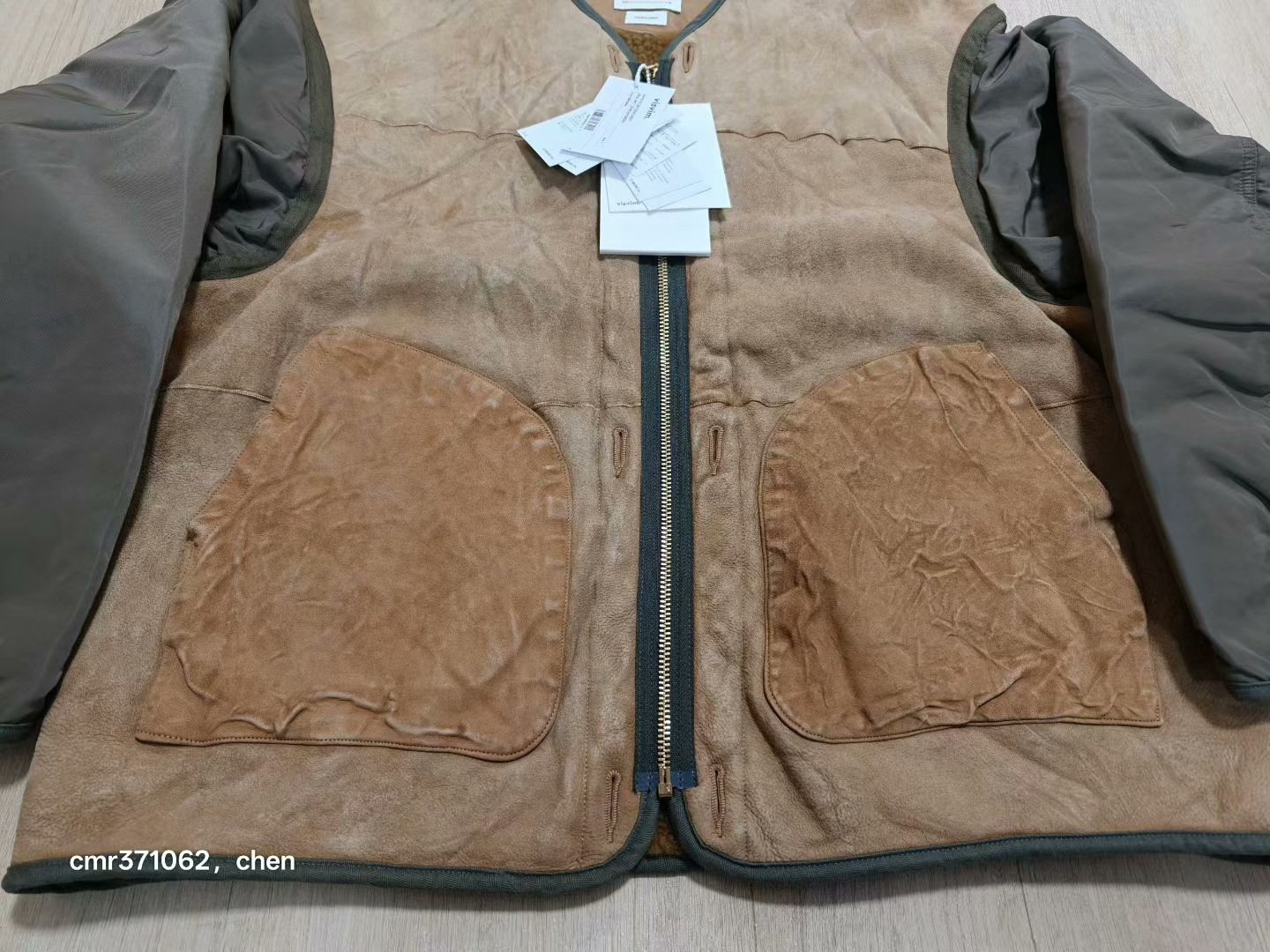 VISVIM 26SS IRIS JKT SHEEPSKIN — label