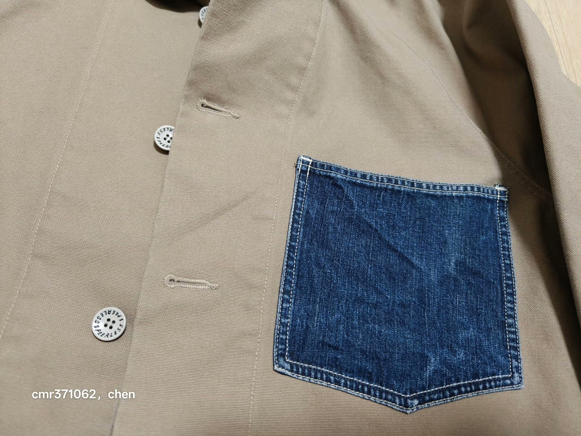 VISVIM 19 ICT POTOMAC COVERALL — detail