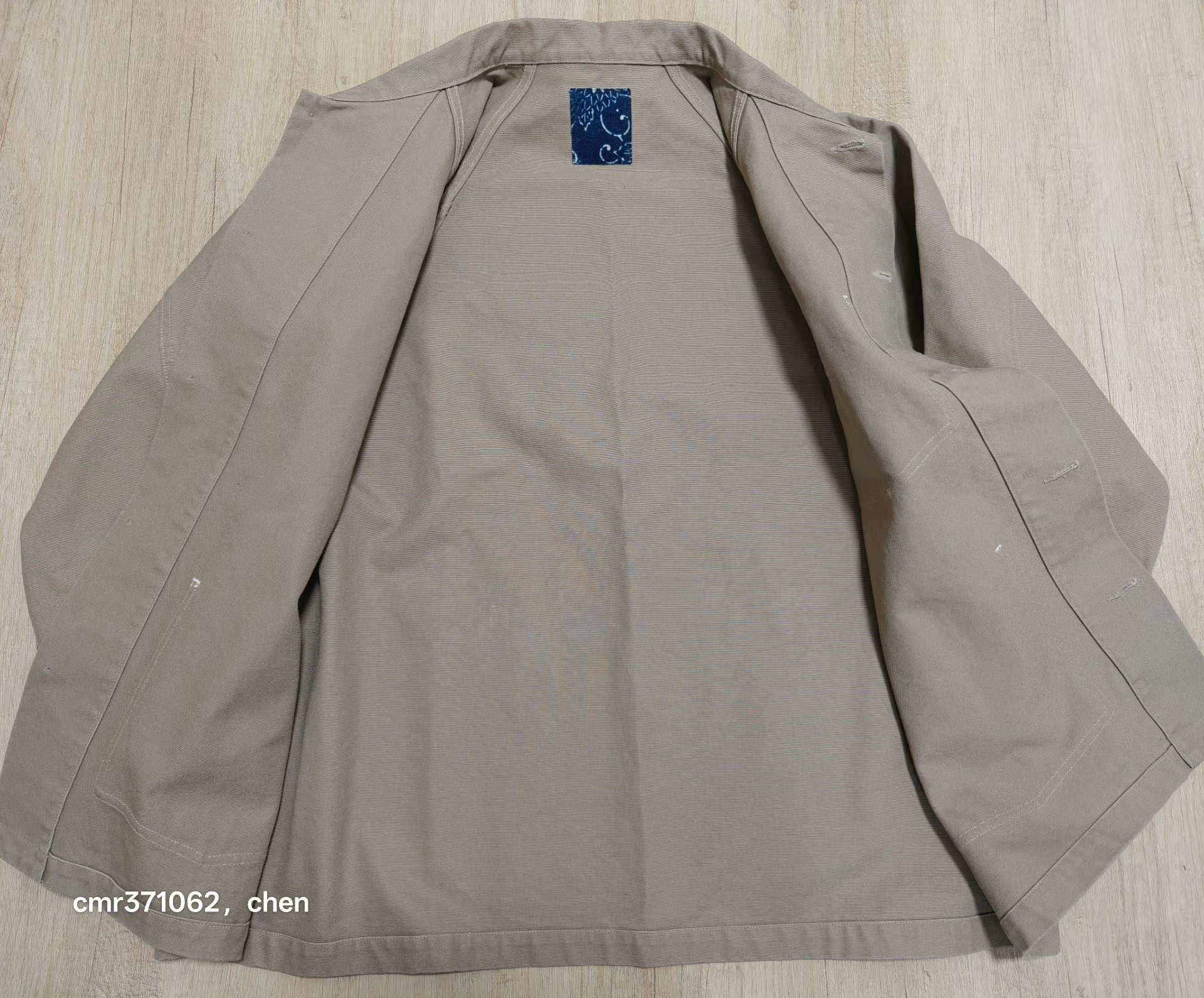 VISVIM 19 ICT POTOMAC COVERALL — label