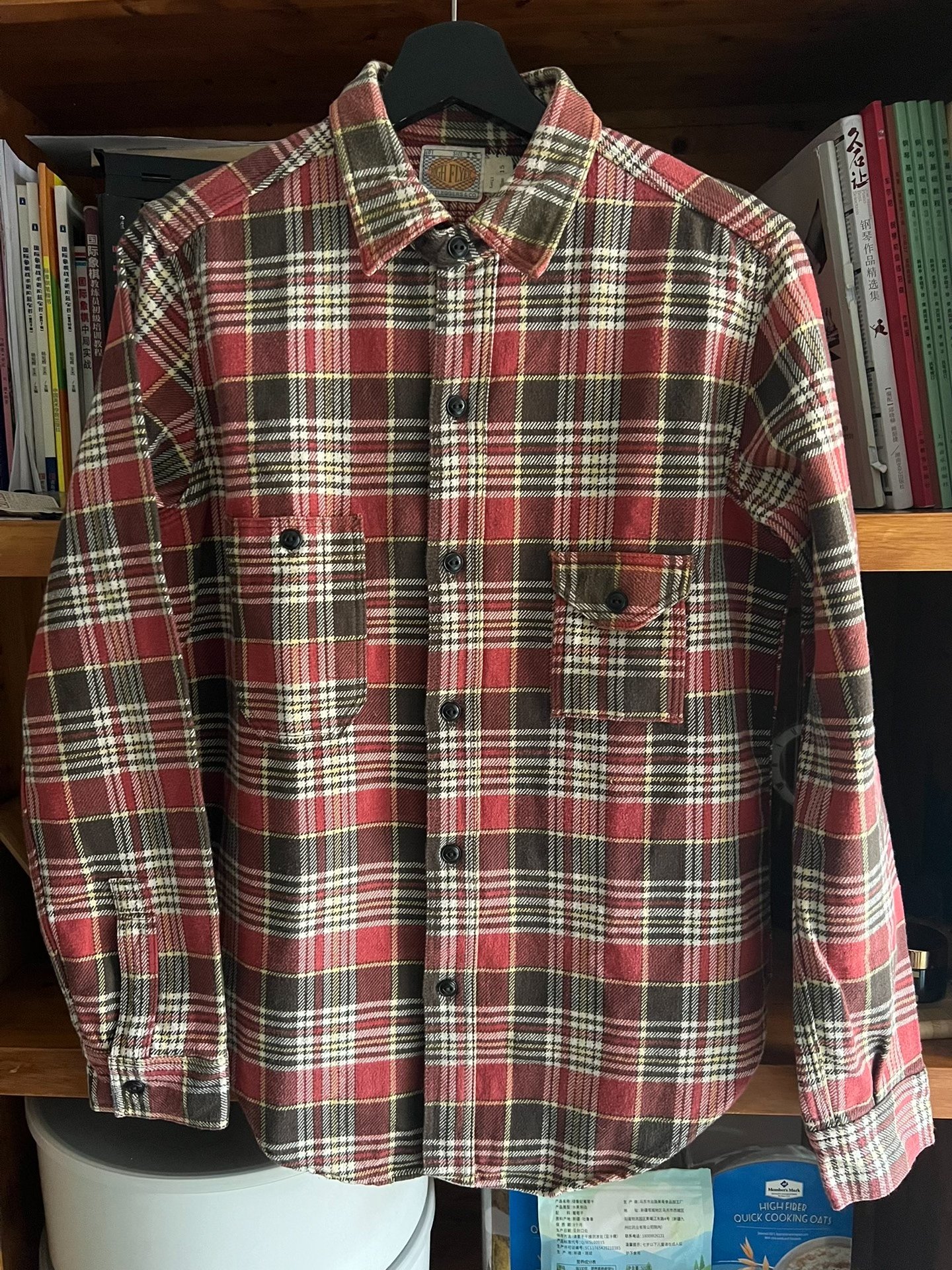 Freewheelers Bootleggers Check Flannel Work Shirt