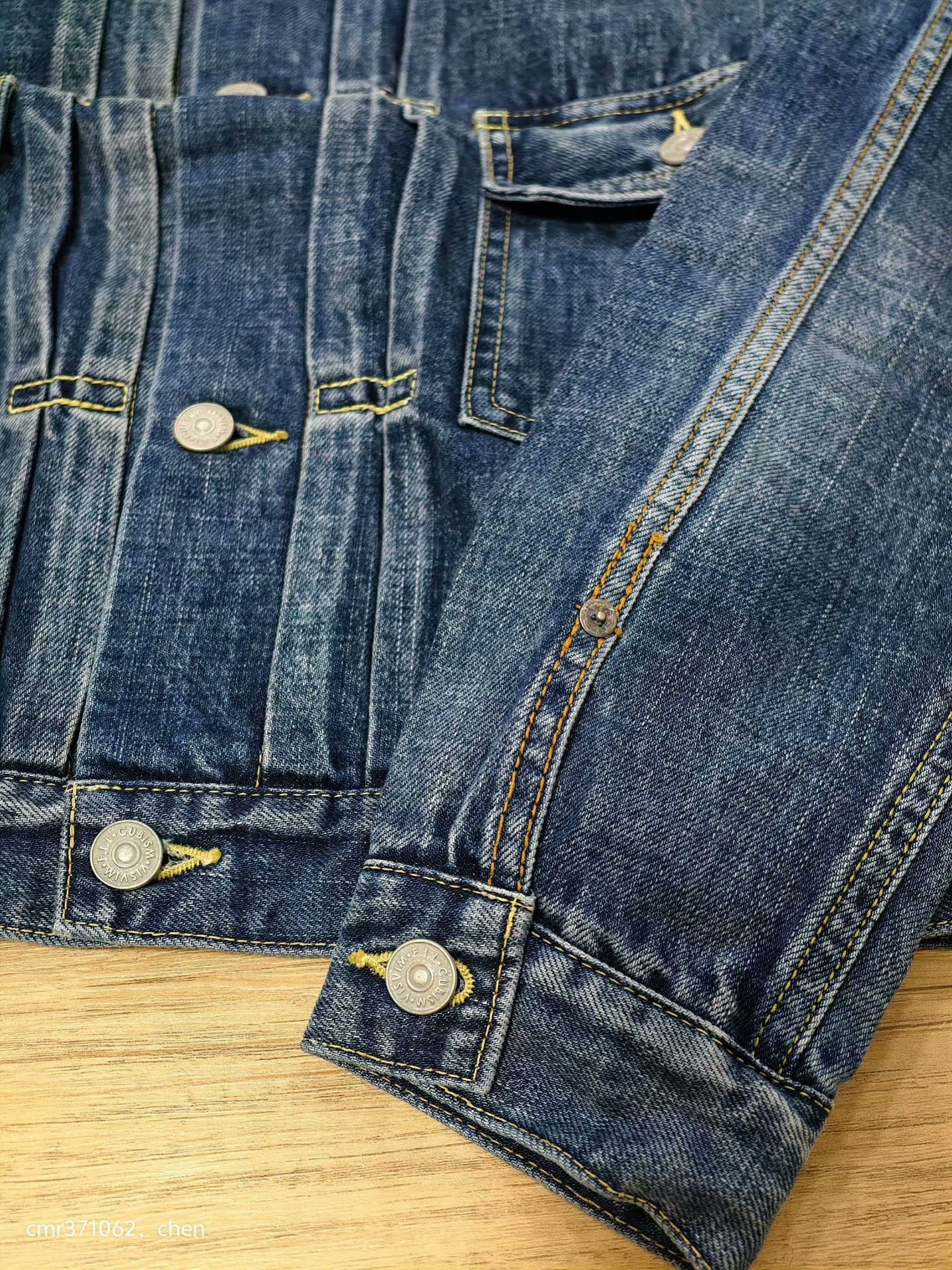 visvim 18SS 101 Denim Jacket — label