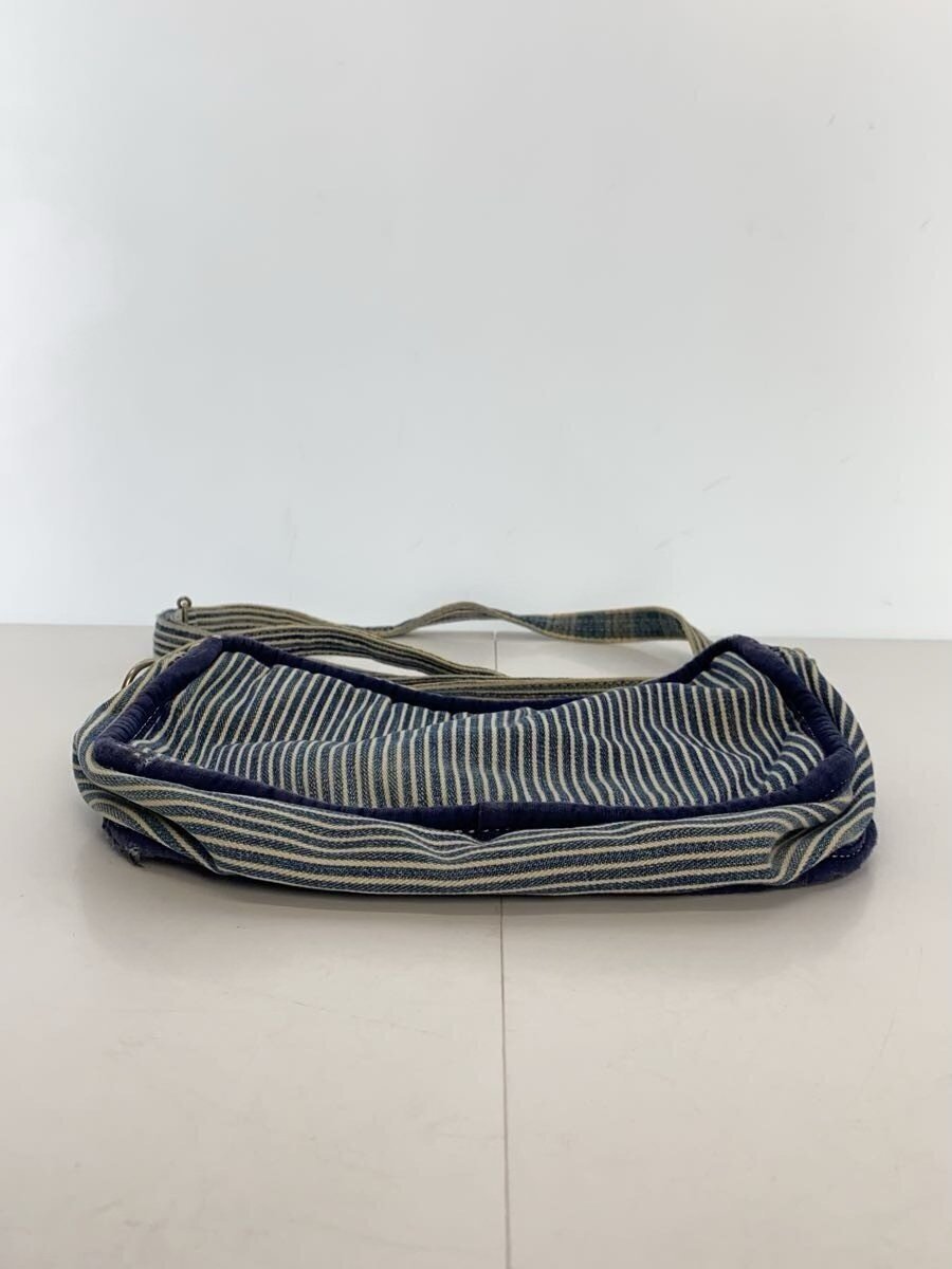 PORTER Classic Blue Striped Shoulder Bag — back