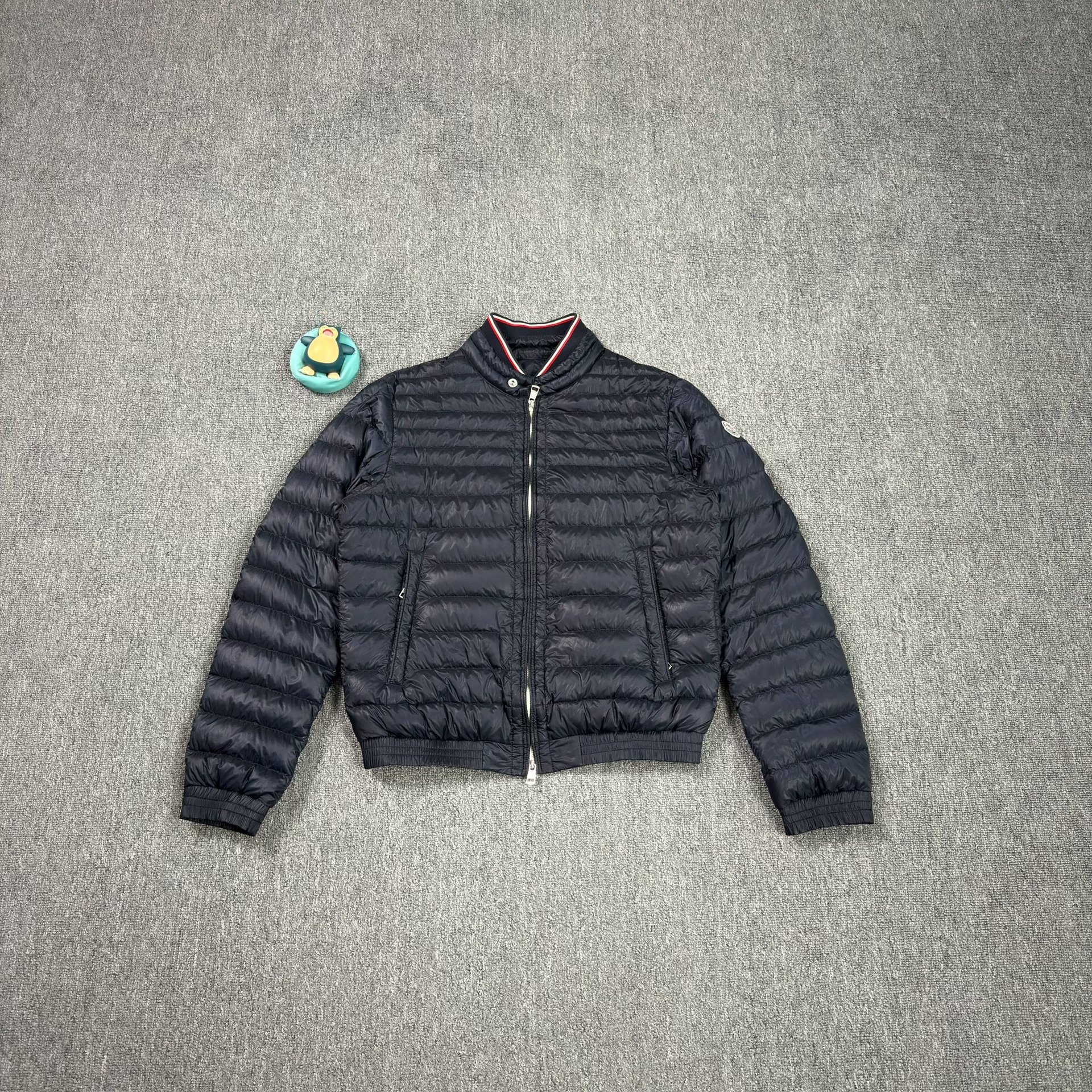 Moncler Dark Blue Lightweight Down Jacket