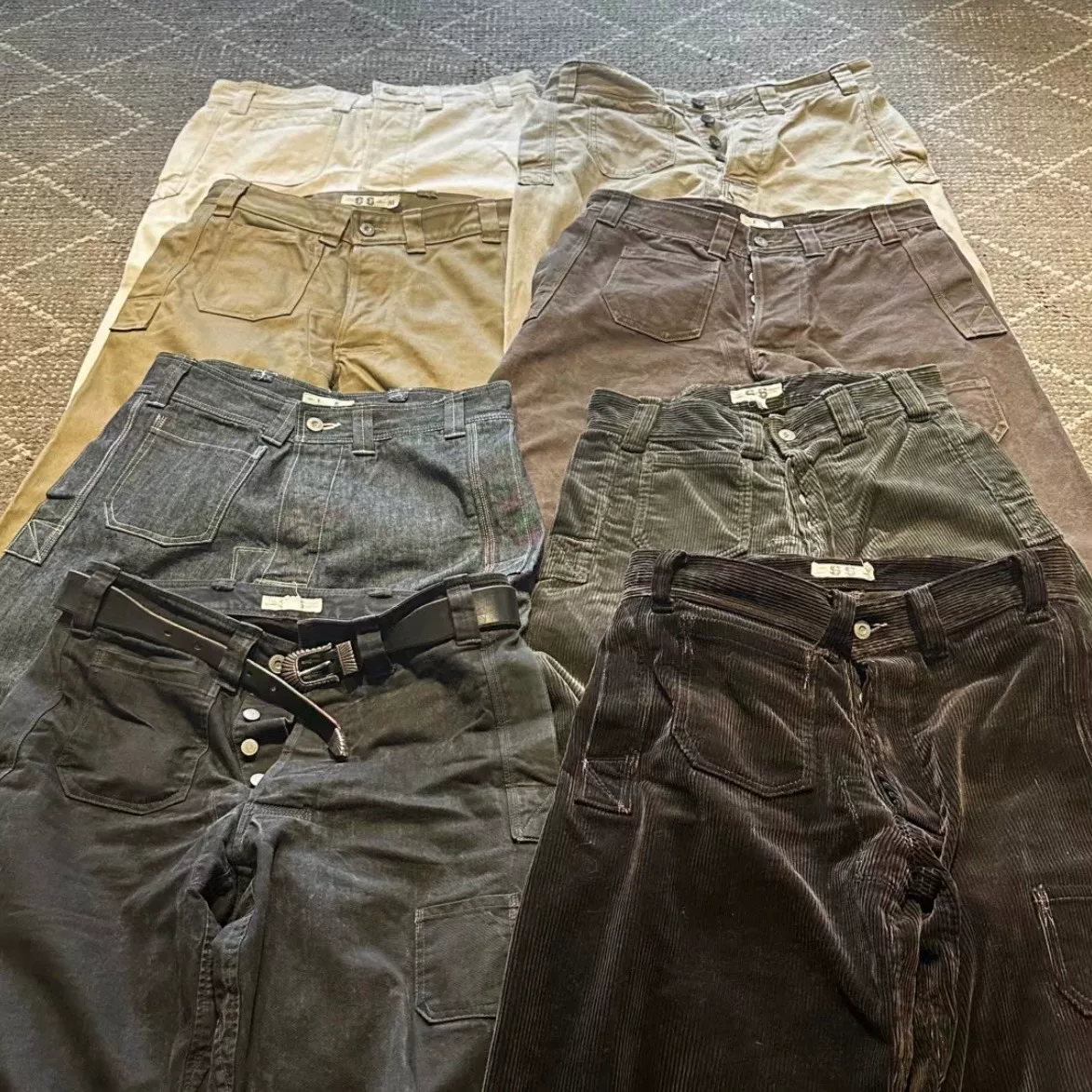 Jelado John Gluckow Corduroy Painter Trousers — label