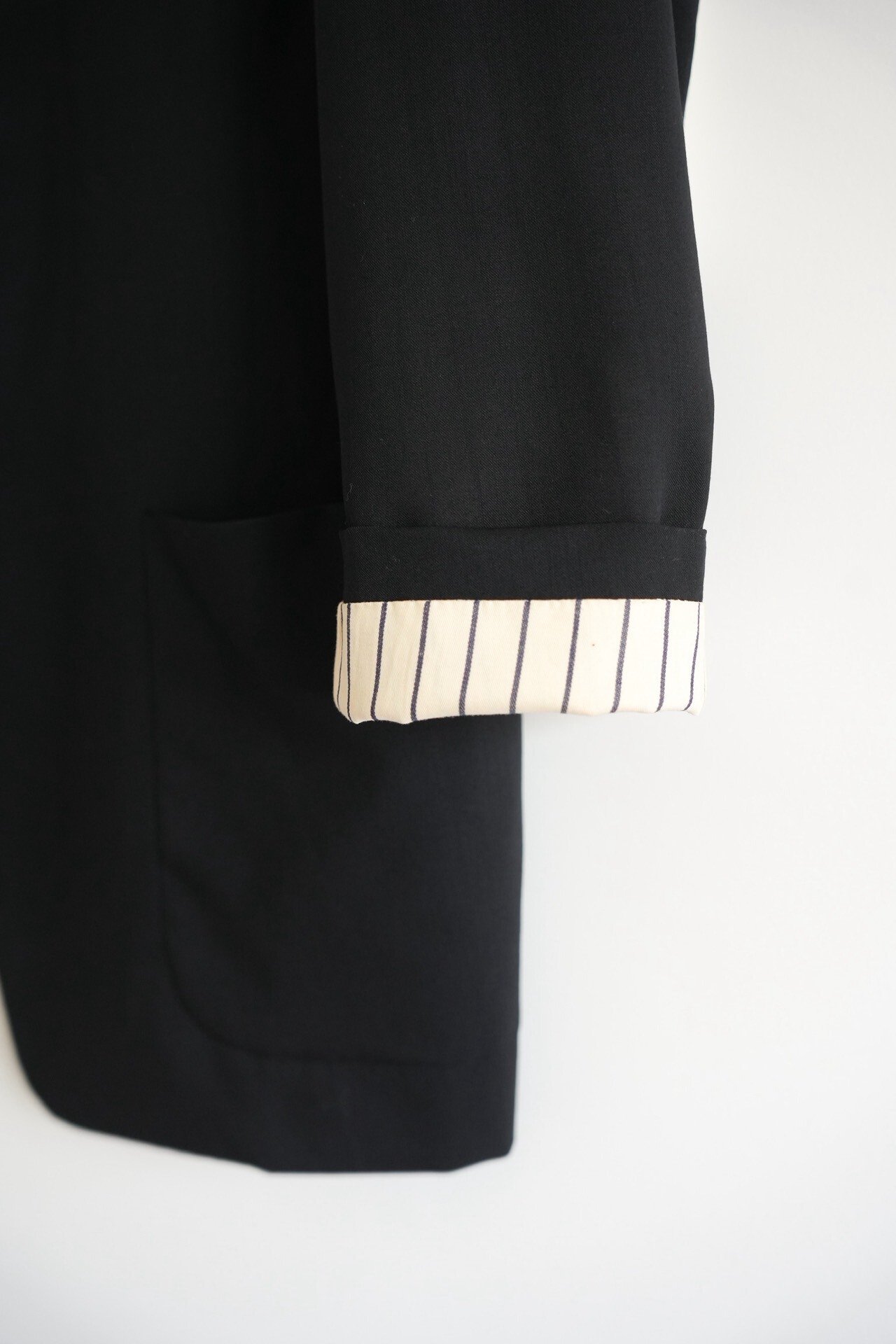 Yohji Yamamoto 93SS White Stripe Blazer — back