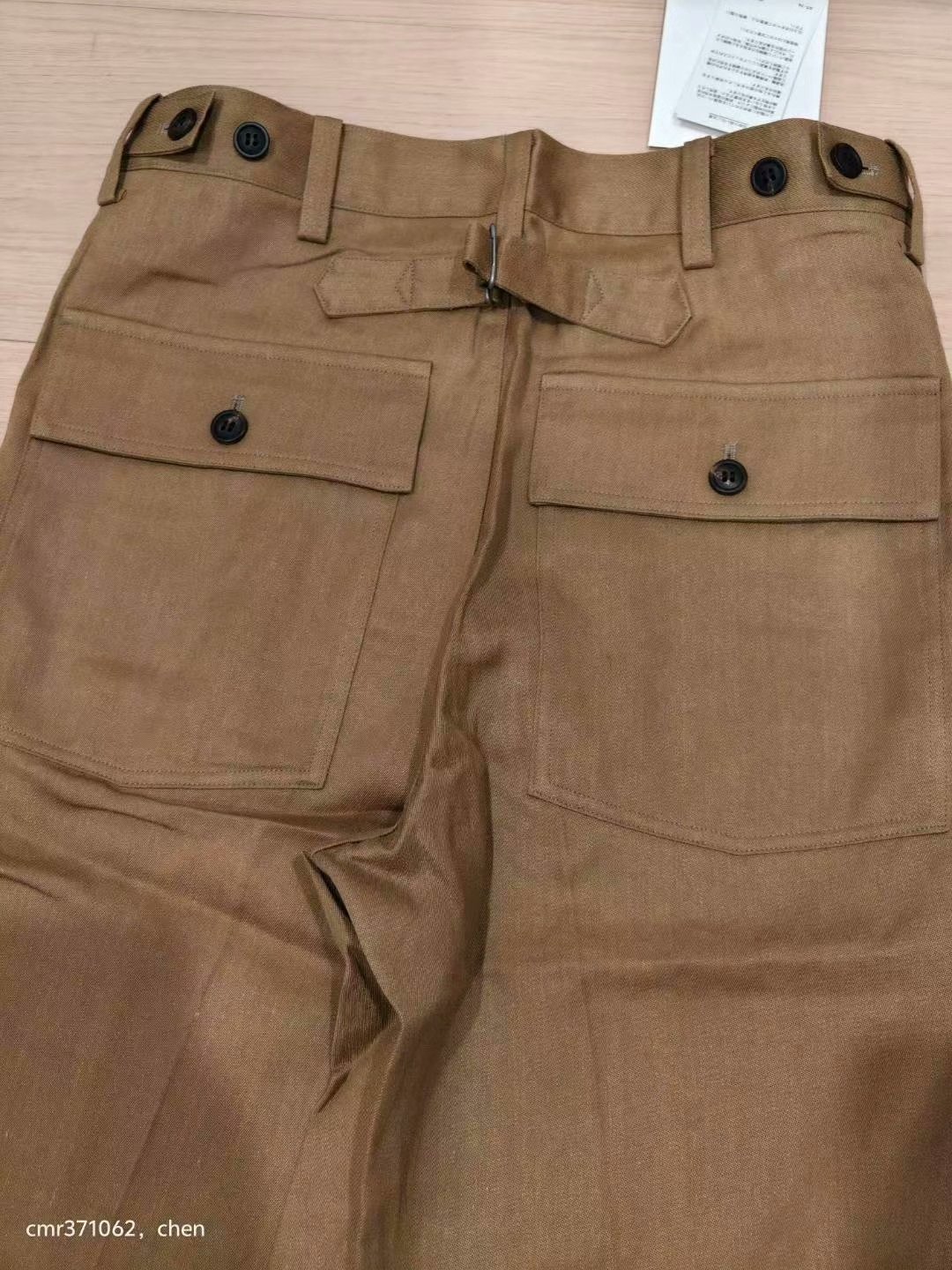 VISVIM 22SS ALDA PANTS (L/W) — label