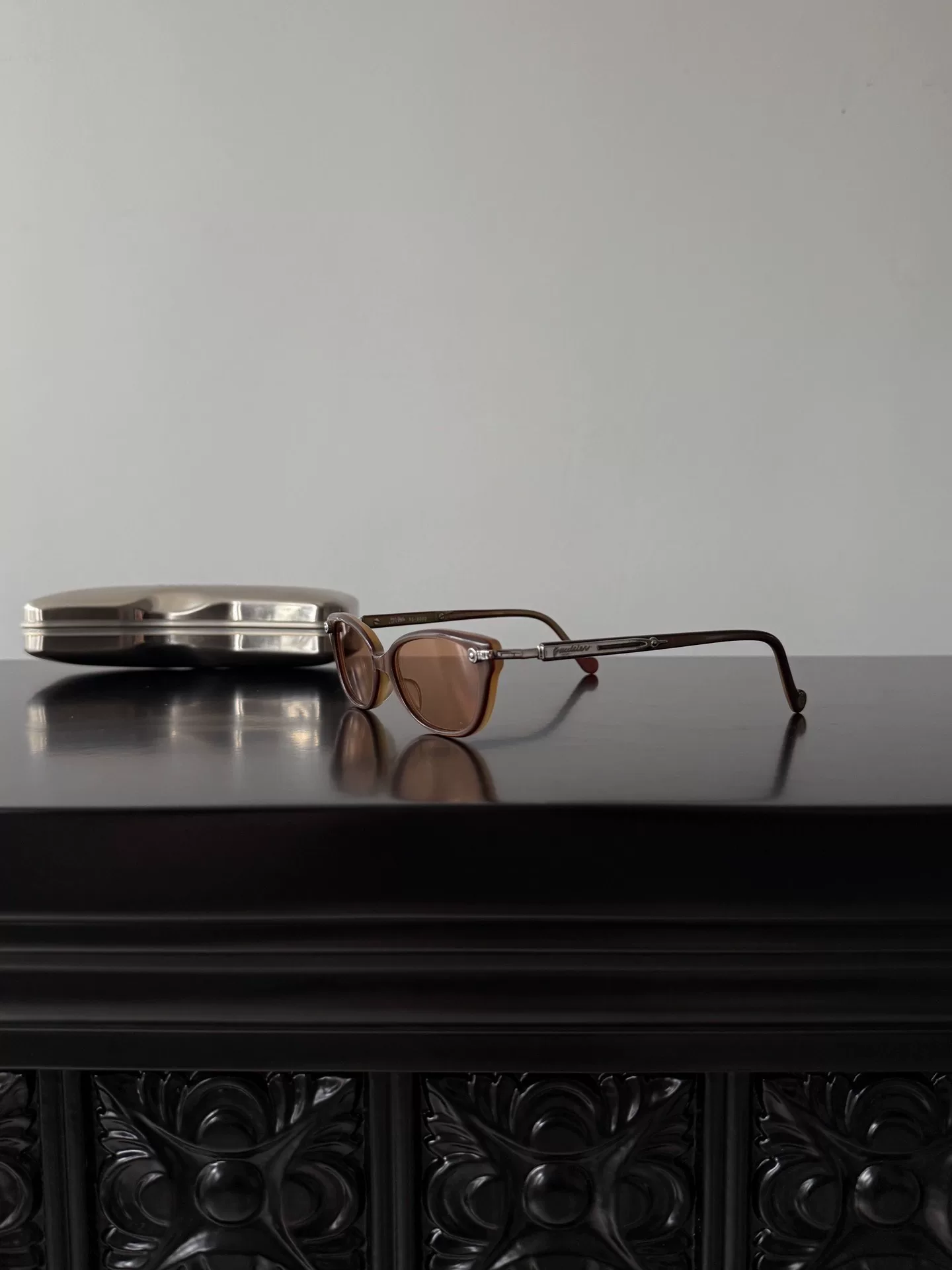 Jean Paul Gaultier Cyberpunk Brown Sunglasses