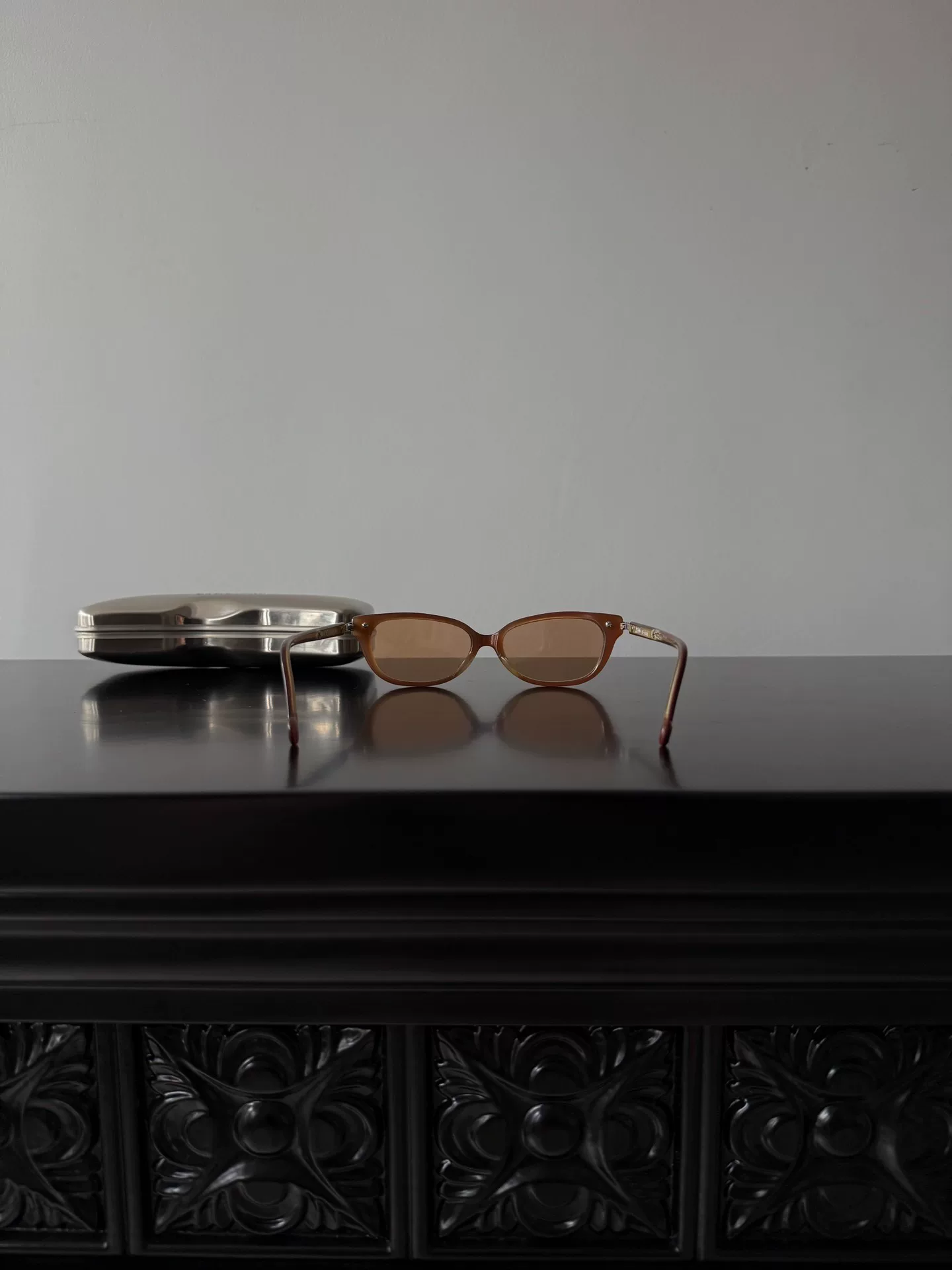 Jean Paul Gaultier Cyberpunk Brown Sunglasses — back