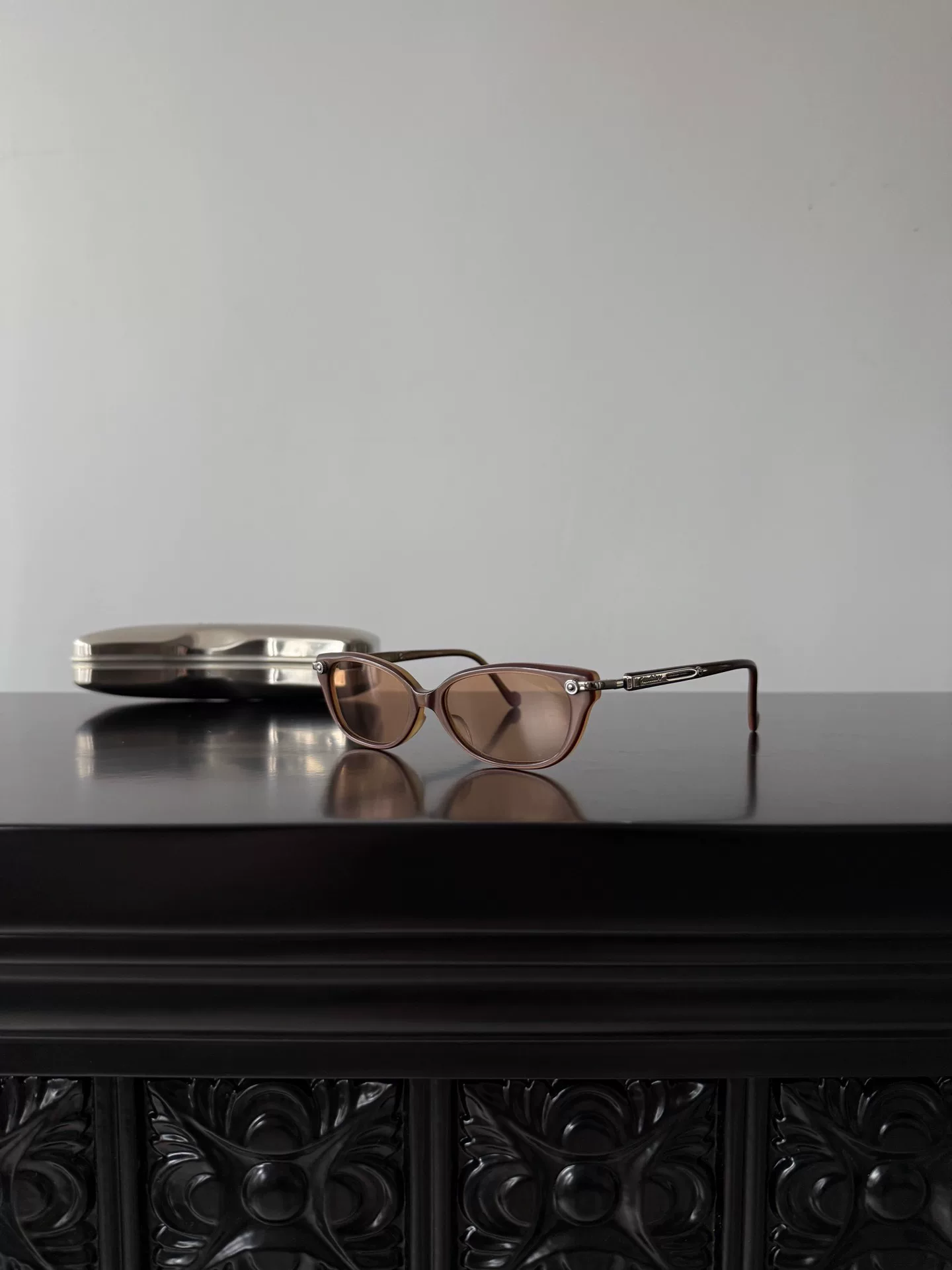 Jean Paul Gaultier Cyberpunk Brown Sunglasses — front