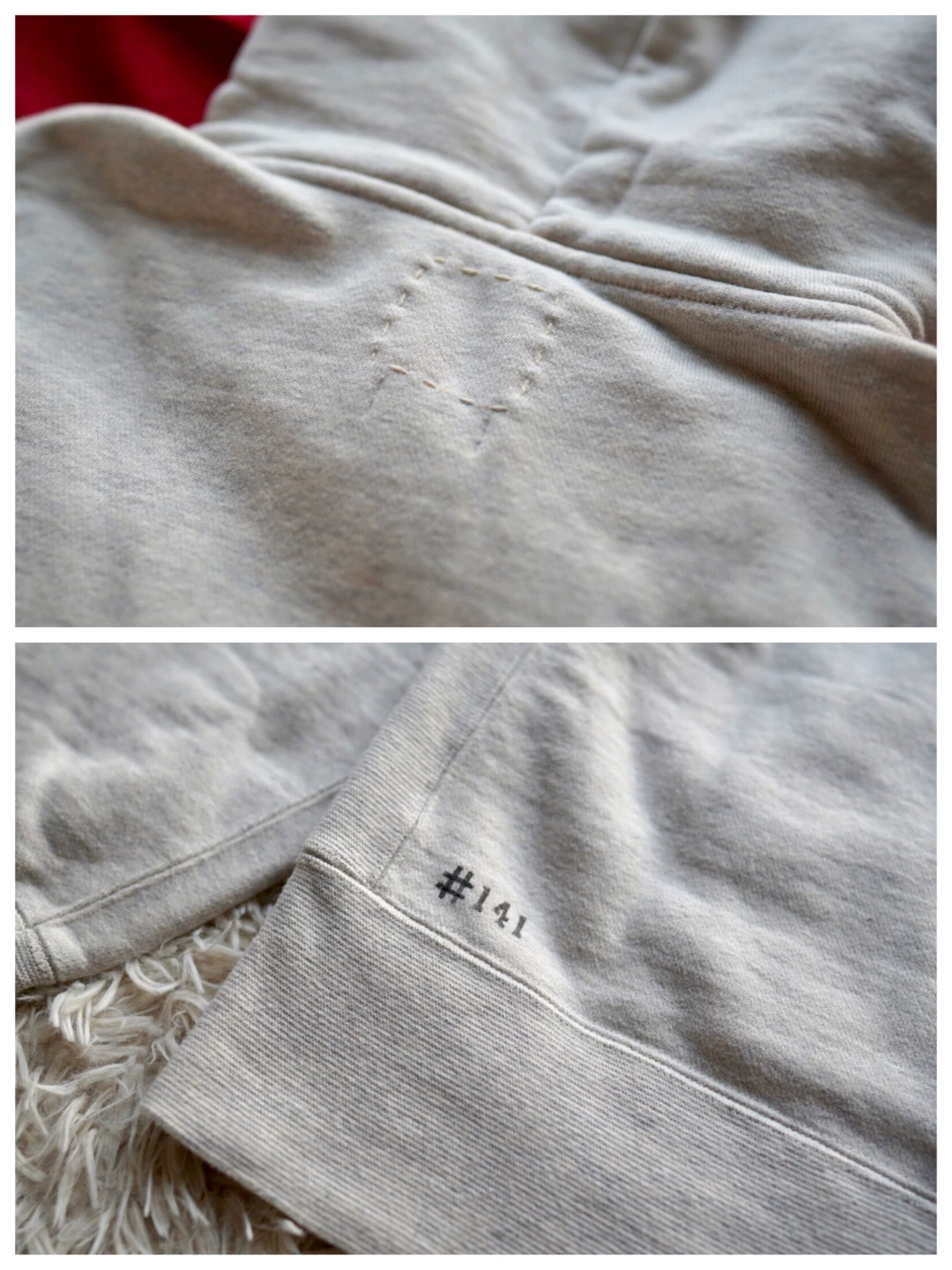 visvim Stencil Hoodie P.O. BATT — back