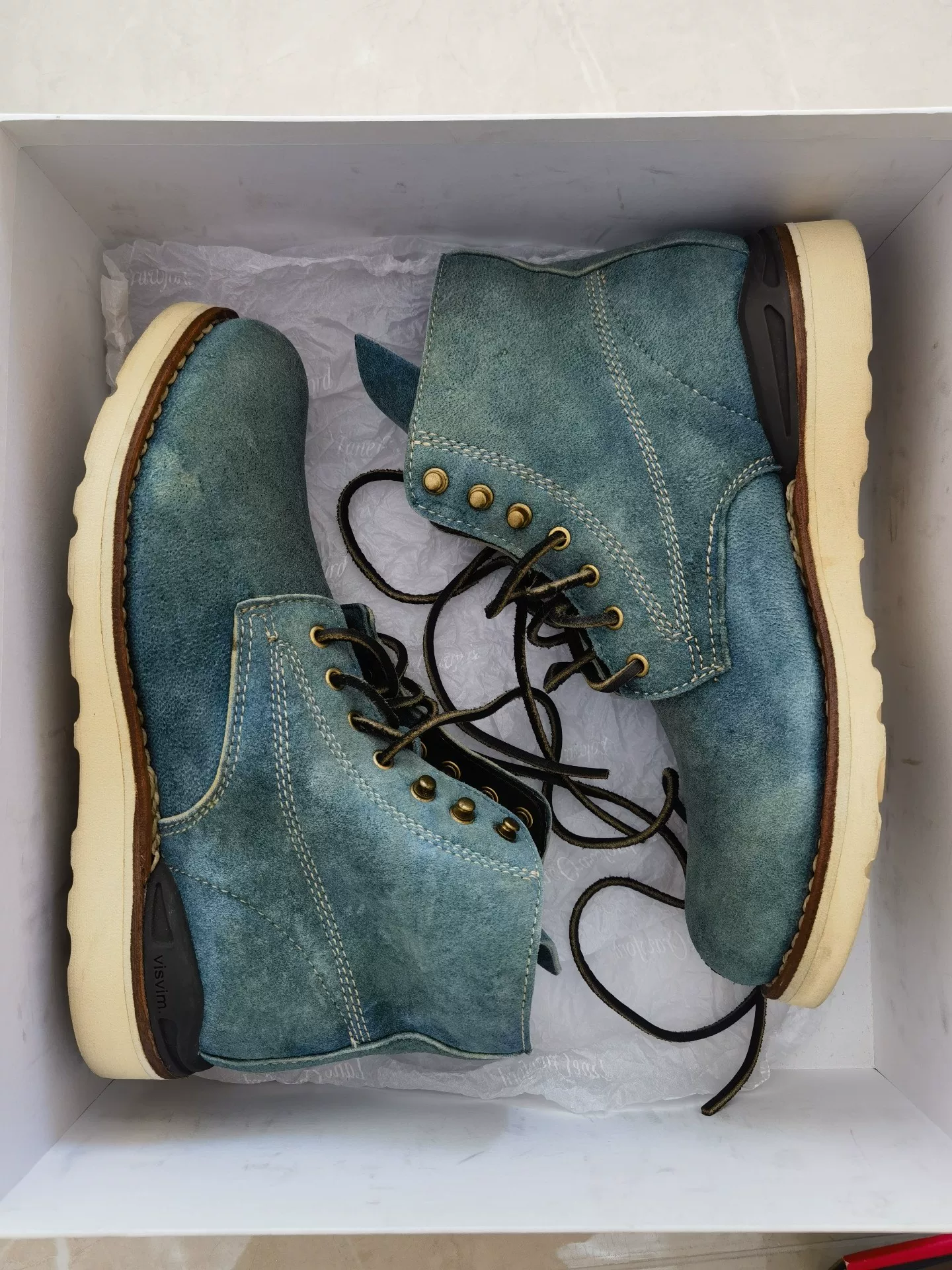 Visvim 12AW ICT Virgil Boots Indigo