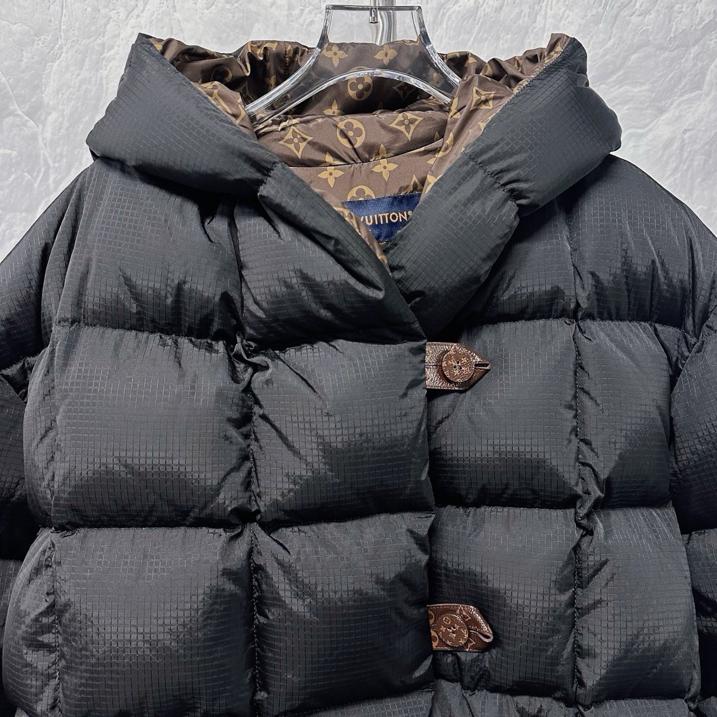 Louis Vuitton Capsule Hooded Down Jacket — detail