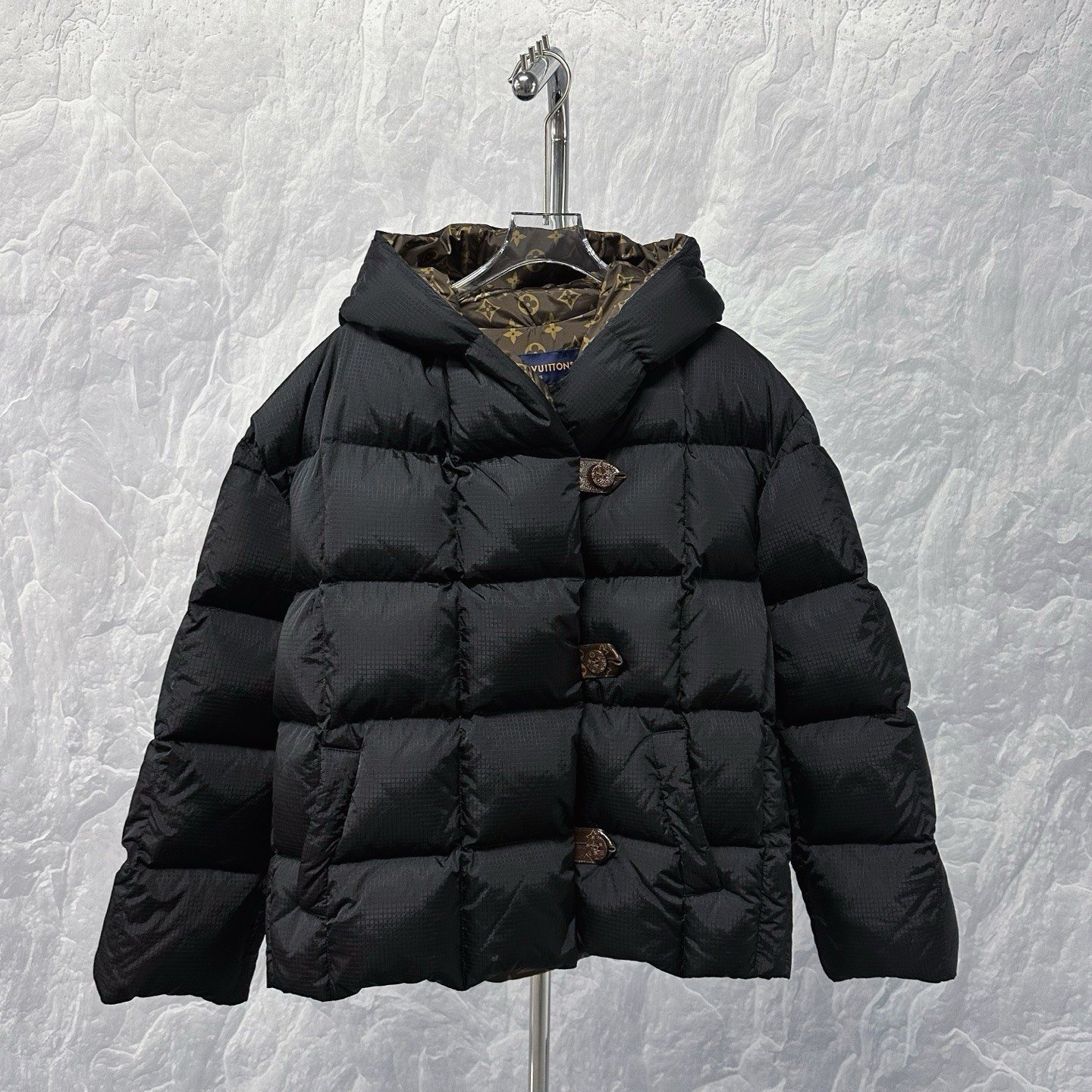Louis Vuitton Capsule Hooded Down Jacket — front
