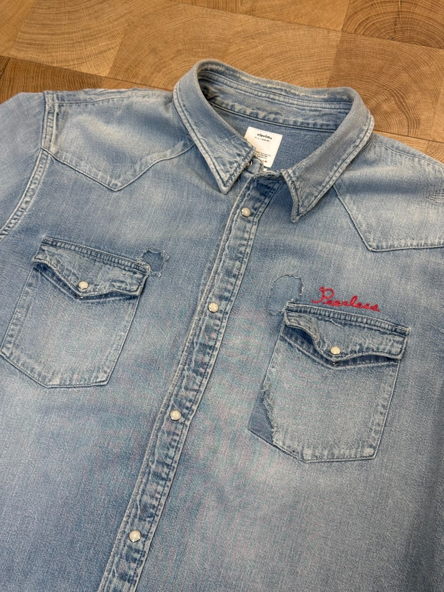 VISVIM 24AW SOCIAL SCULPTURE SHIRT CRASH — back