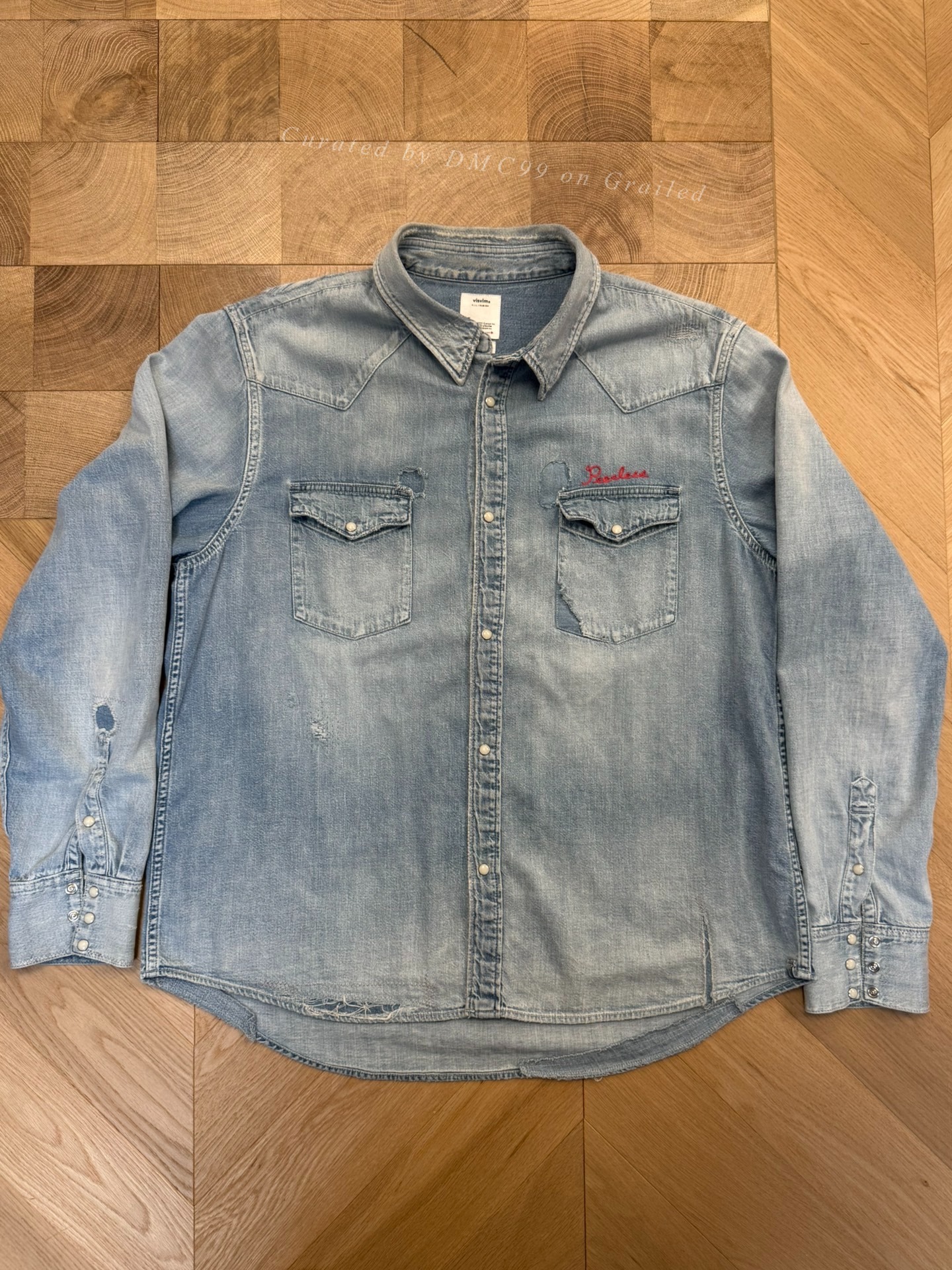 VISVIM 24AW SOCIAL SCULPTURE SHIRT CRASH — front