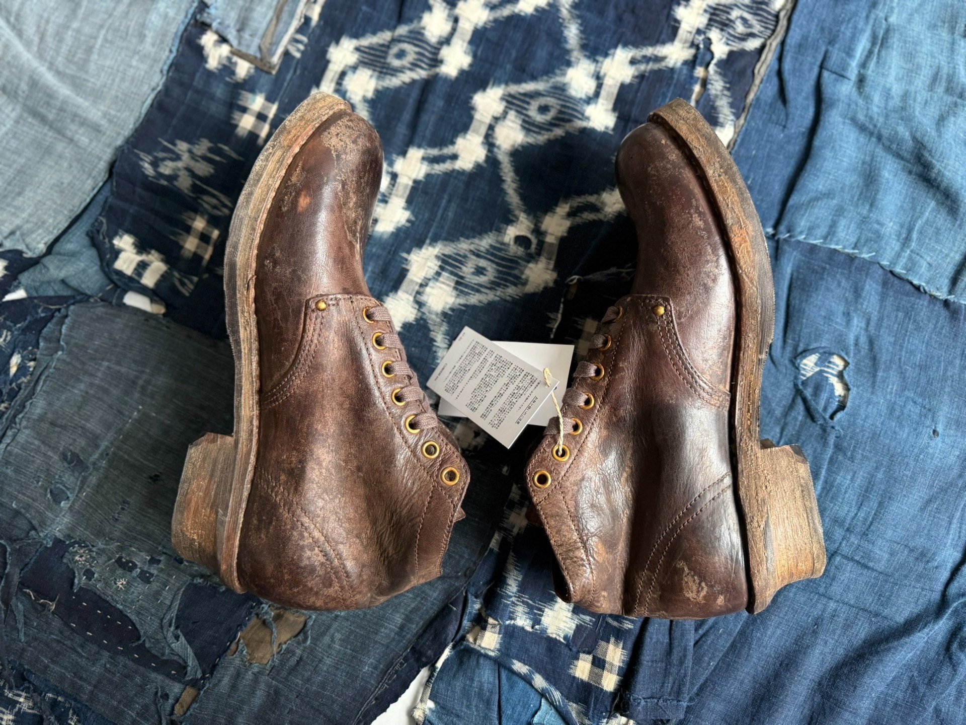 VISVIM 26SS ICT BRIGADIER BOOTS — label