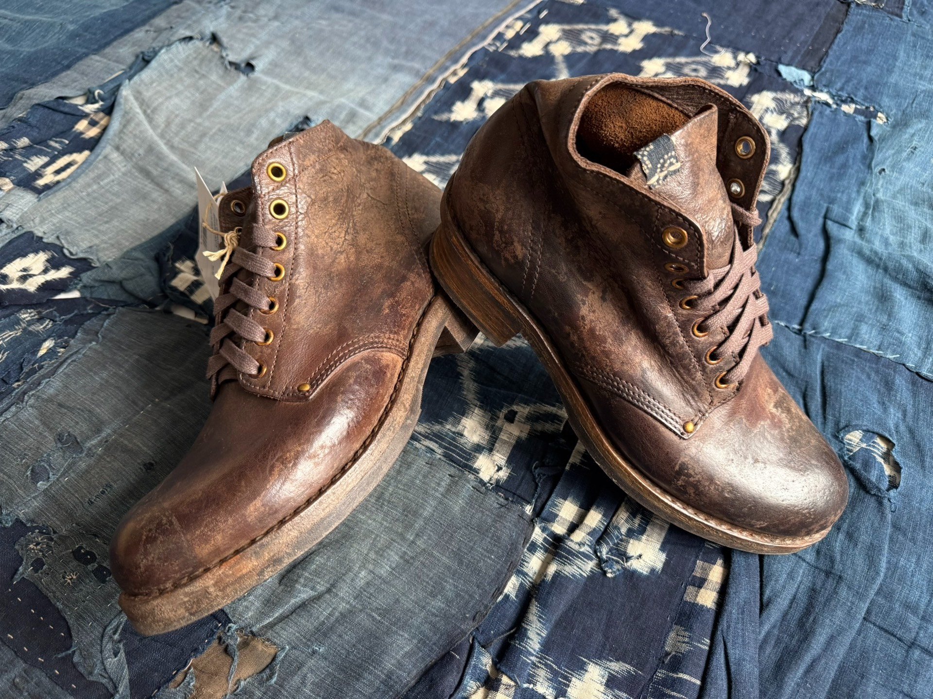 VISVIM 26SS ICT BRIGADIER BOOTS — front